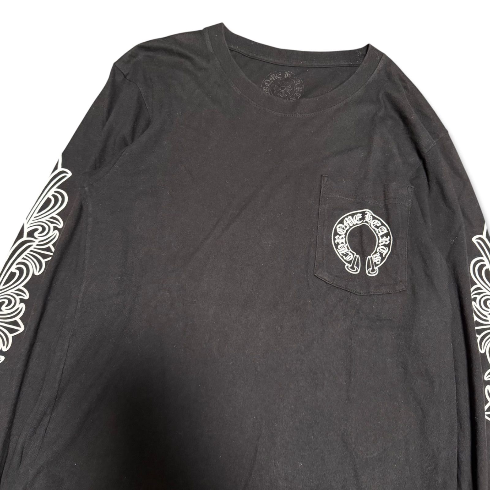 鑑定済み正規品】CHROME HEARTS クロムハーツ ホースシュー フローラル 