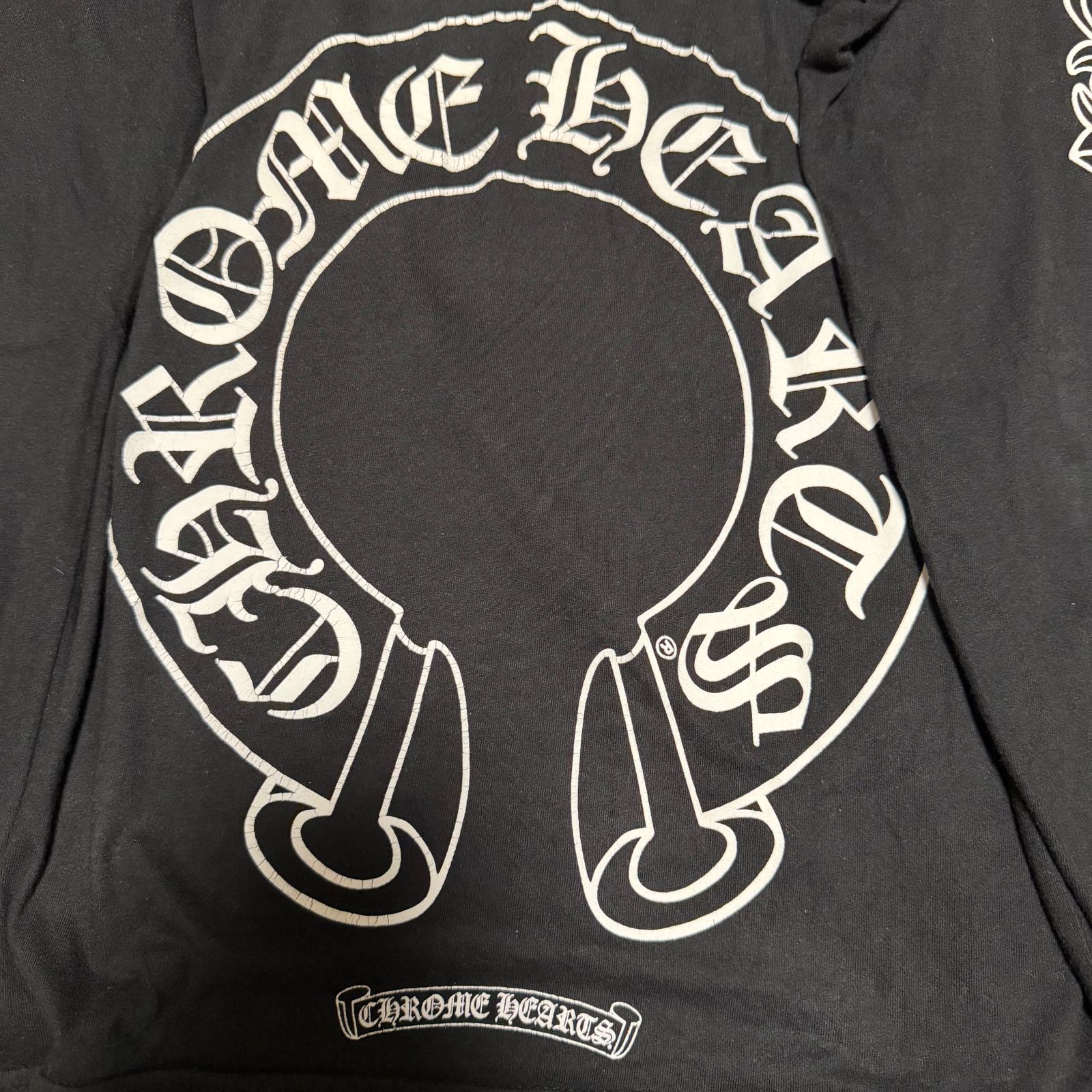 鑑定済み正規品】CHROME HEARTS クロムハーツ ホースシュー フローラル 