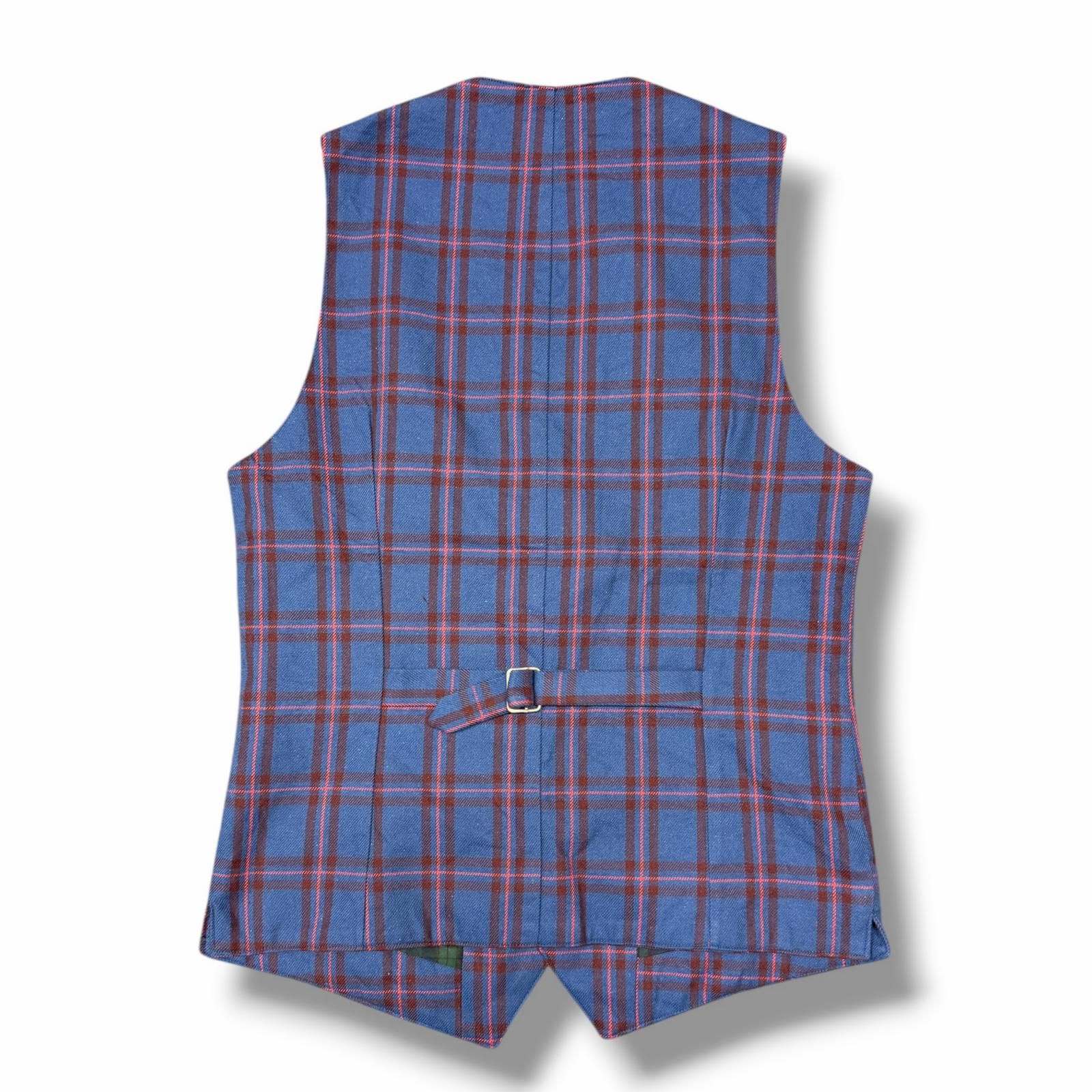 参考上代28600円 PEEL&LIFT double breasted waistcoat ダブルブレスト