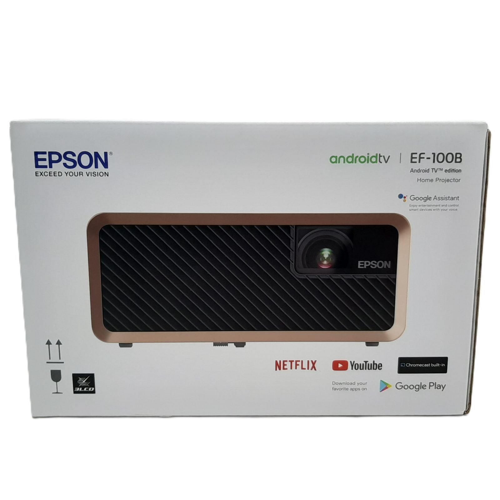 EPSON EF-100BATV プロジェクター Android TV Amazon.com: Epson EF