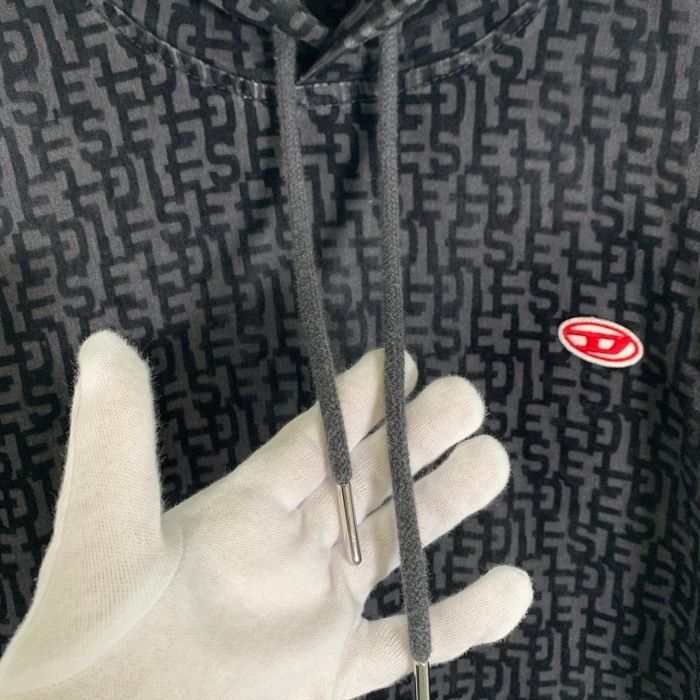 DIESEL ディーゼル 23AW D-UM-RIB-NE モノグラム プルオーバー