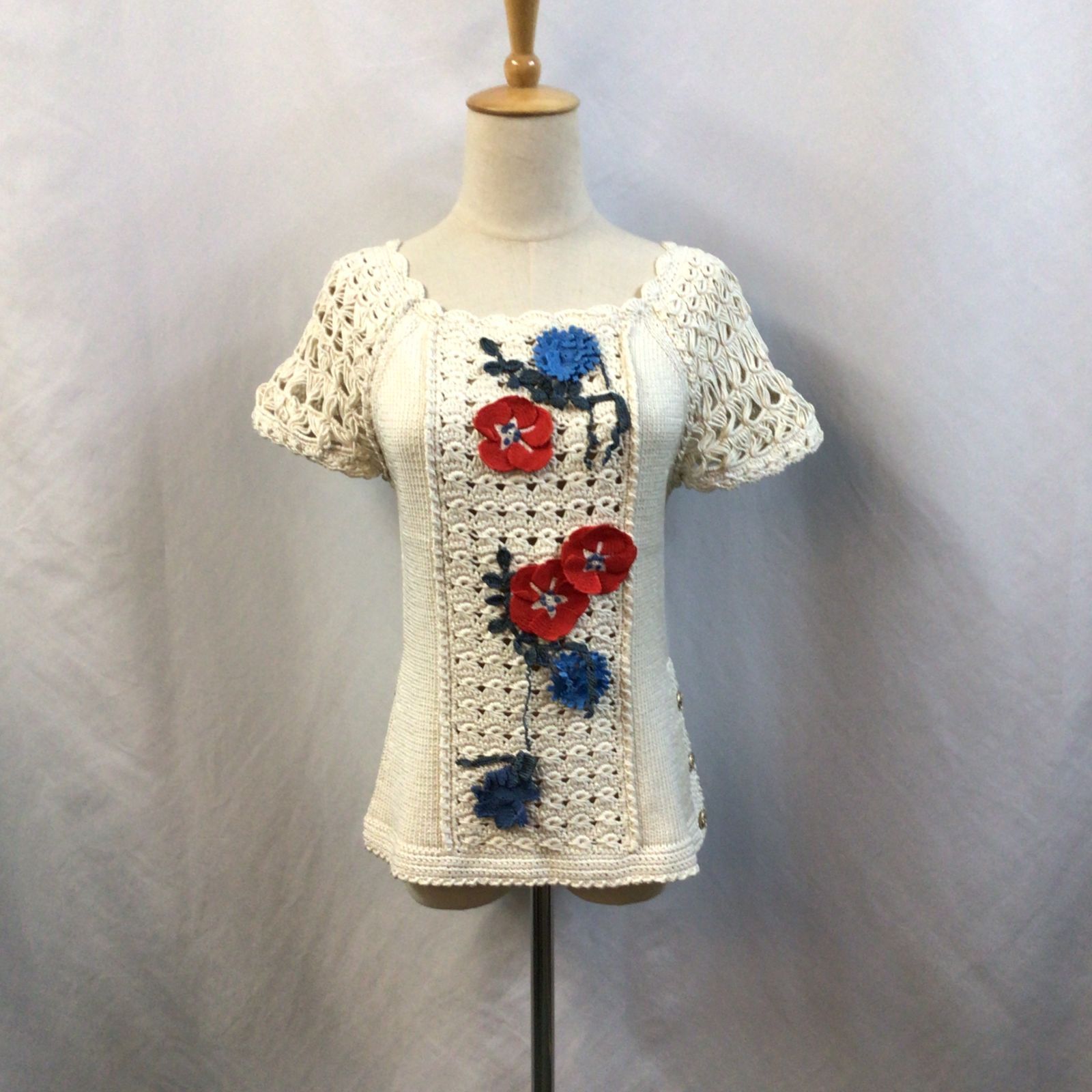 CHANEL シャネル CC ココマーク コレクション フラワー 刺繍 