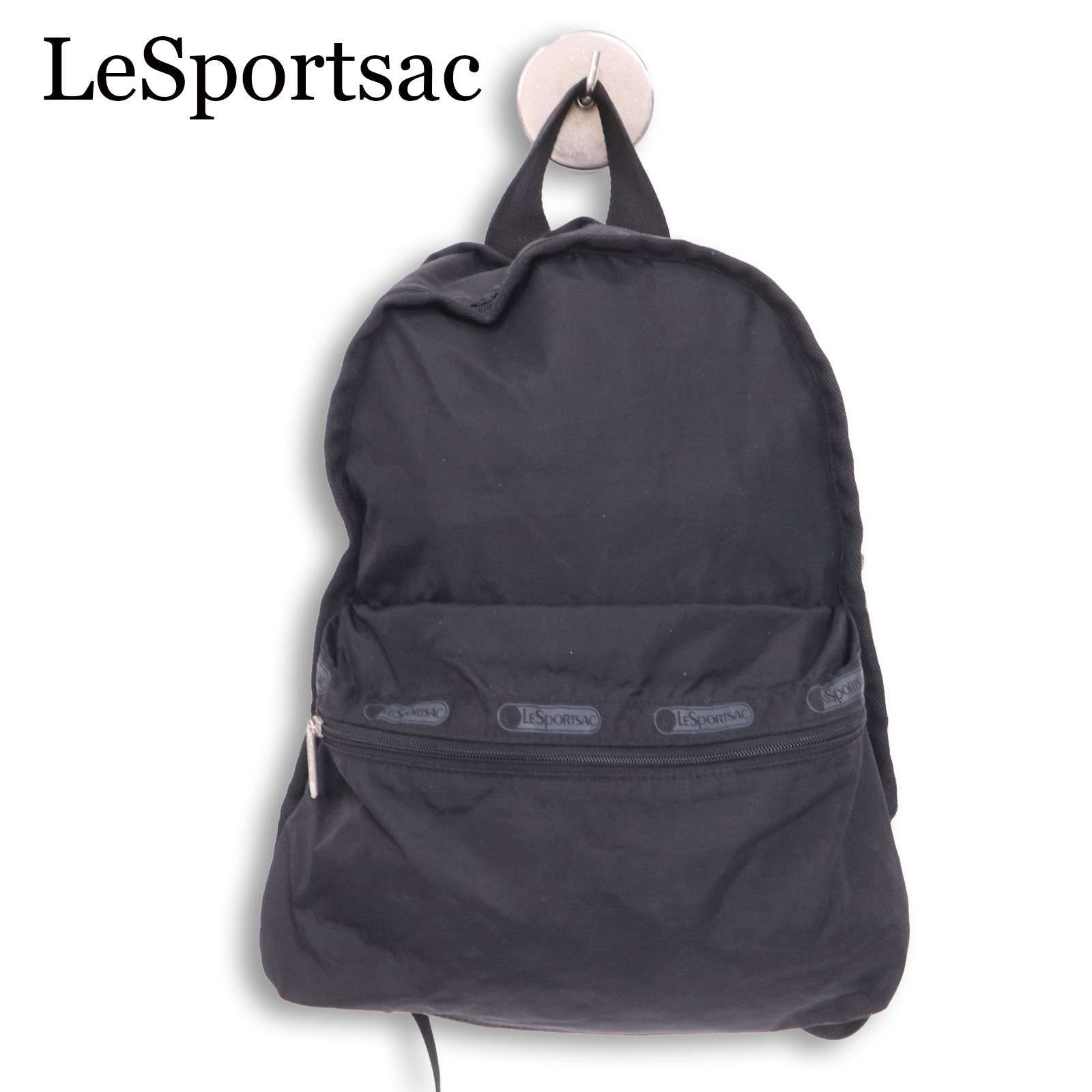 LeSportsac レスポートサック 通年☆ ナイロン ロゴプリント ジップ 