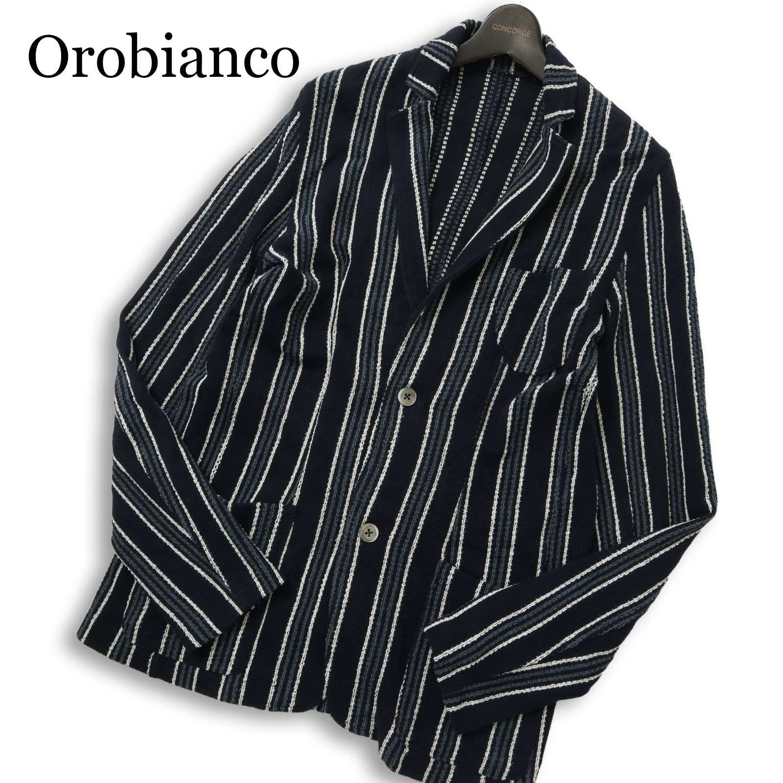 Orobianco オロビアンコ 通年☆ ニット アンコン ストライプ 