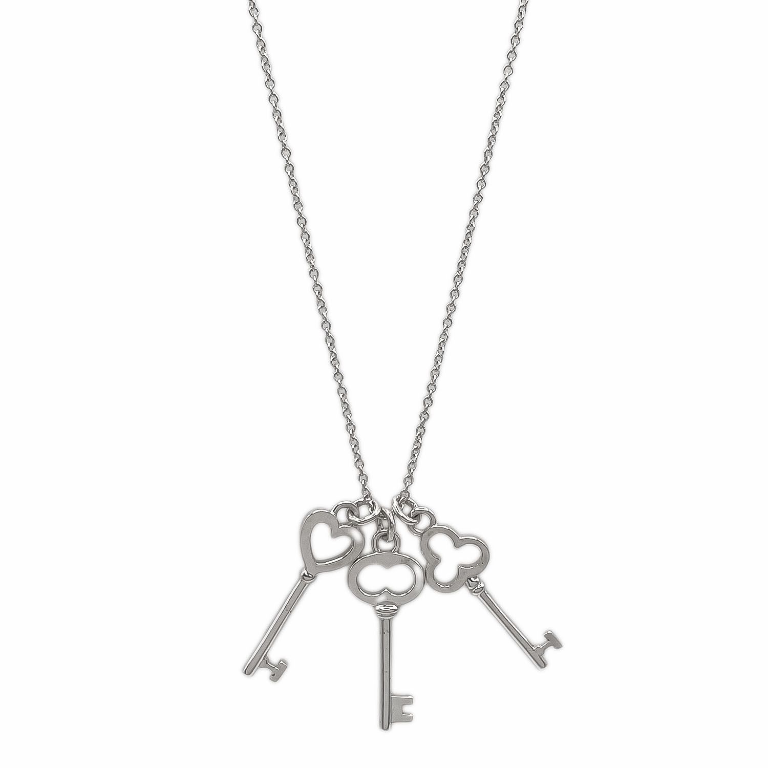 Tiffany&Co. ティファニー スリーキー ネックレス ペンダント ハート 