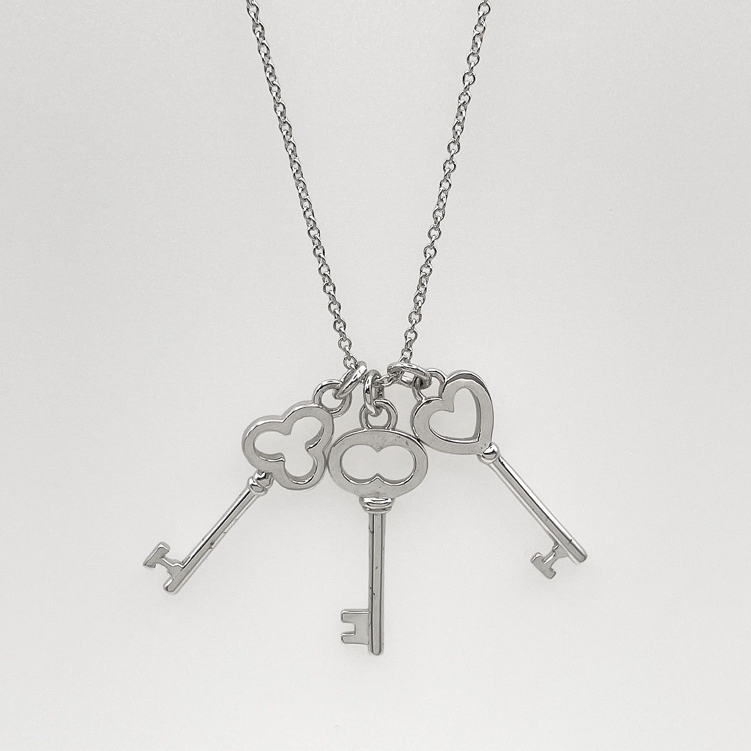Tiffany&Co. ティファニー スリーキー ネックレス ペンダント ハート 