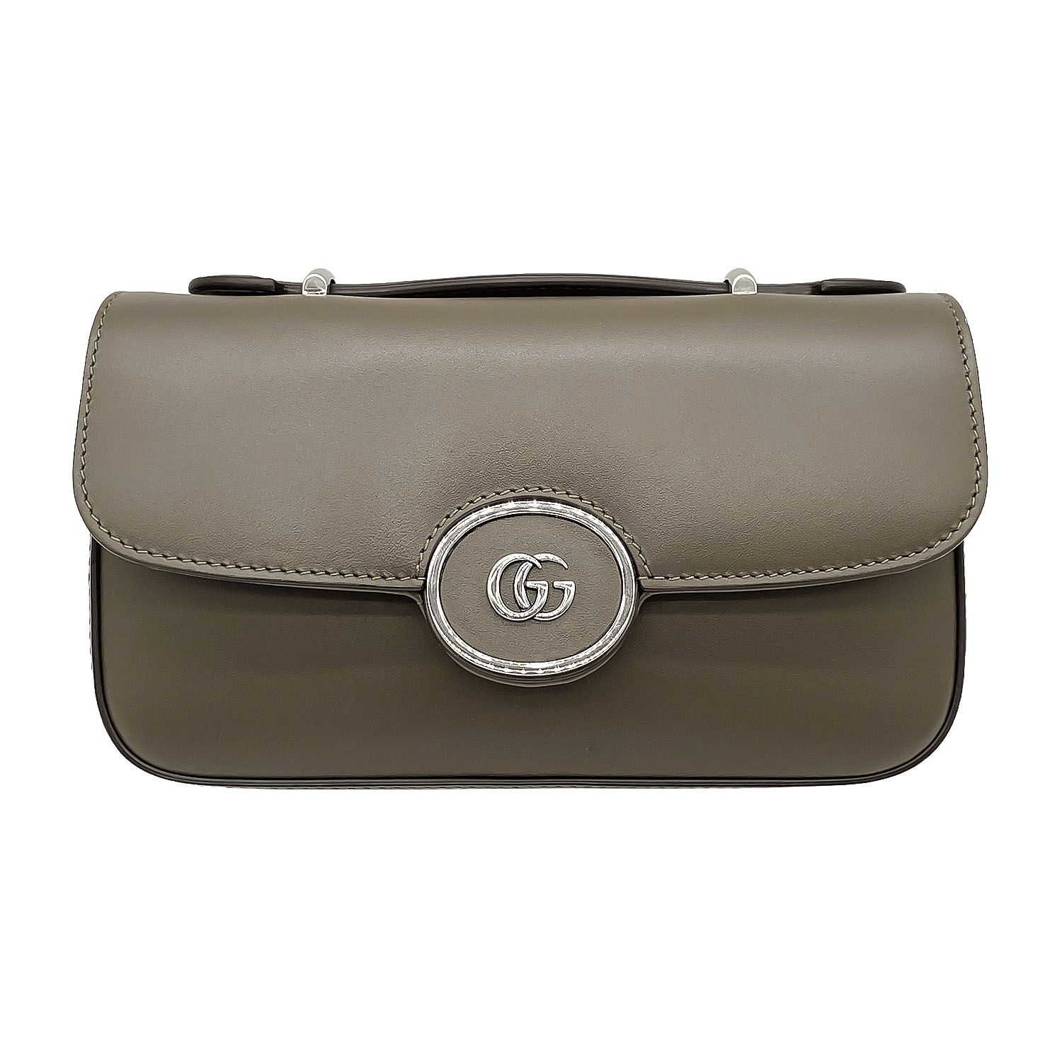 GUCCI グッチ ダブルG 2WAY ショルダーバッグ 739722 ブラウン ロゴ 