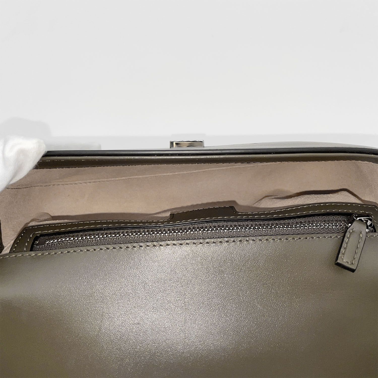 GUCCI グッチ ダブルG 2WAY ショルダーバッグ 739722 ブラウン ロゴ