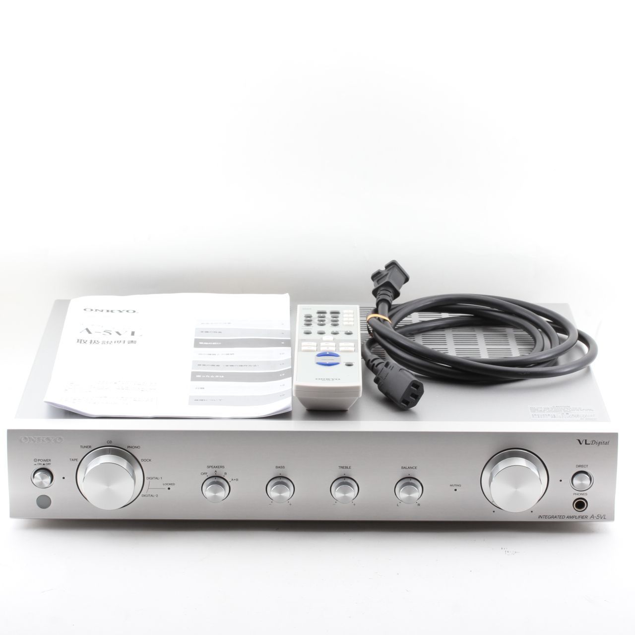 ONKYO プリメインアンプ 90W+90W(4Ω) A-5VL(S) シルバー ONKYO