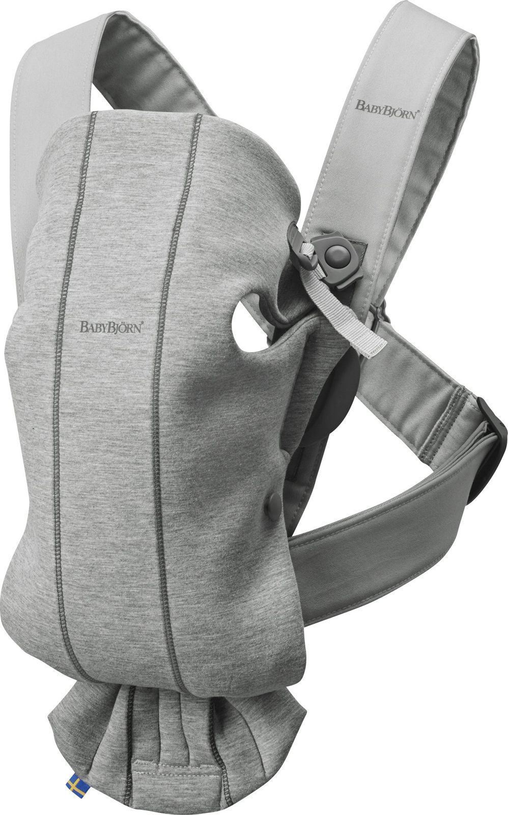 BabyBjorn(ベビービョルン) 抱っこ紐 【日本正規品付】 ベビーキャリア MINI 3D ジャージー ライトグレー 021072 1個 (x 1)