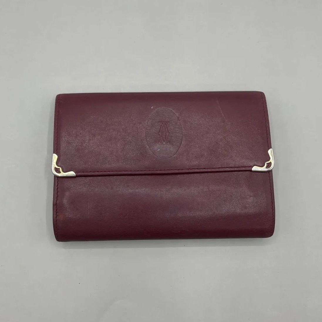 ⭐️ 極美品 Cartier カルティエ マスト 二つ折り財布 ボルドー 鑑定済