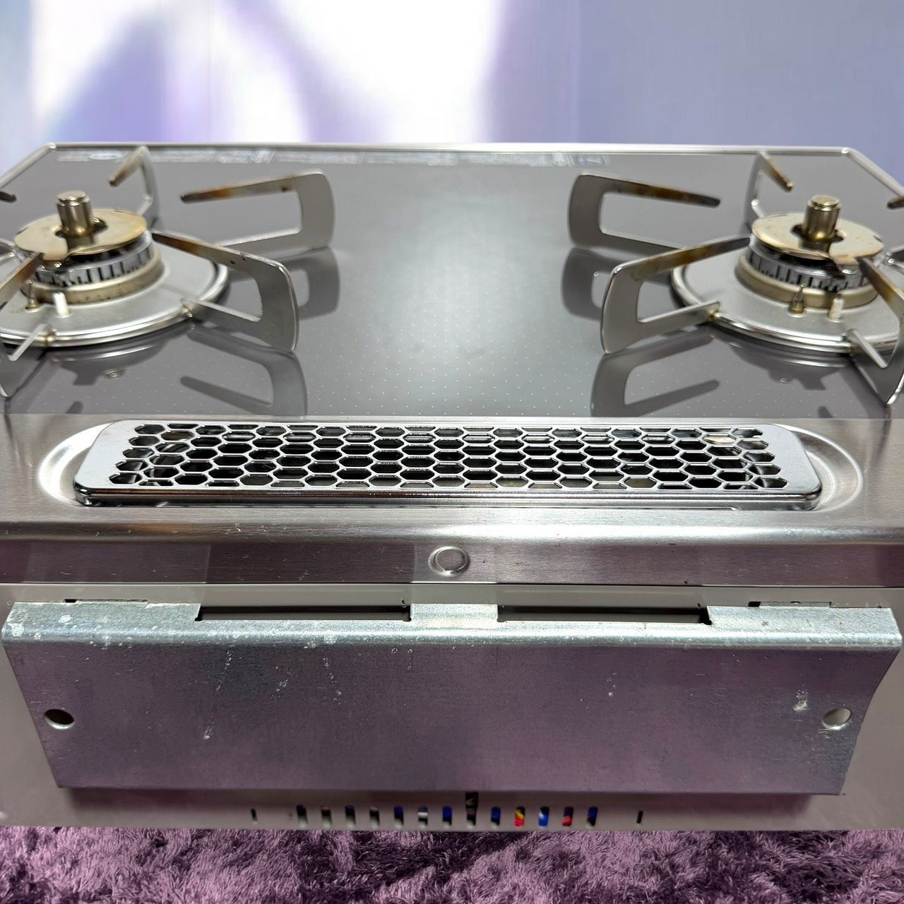 ☆送料無料 美品 RINNAI リンナイ RTE65VAGP-GR ココットプレート付き 