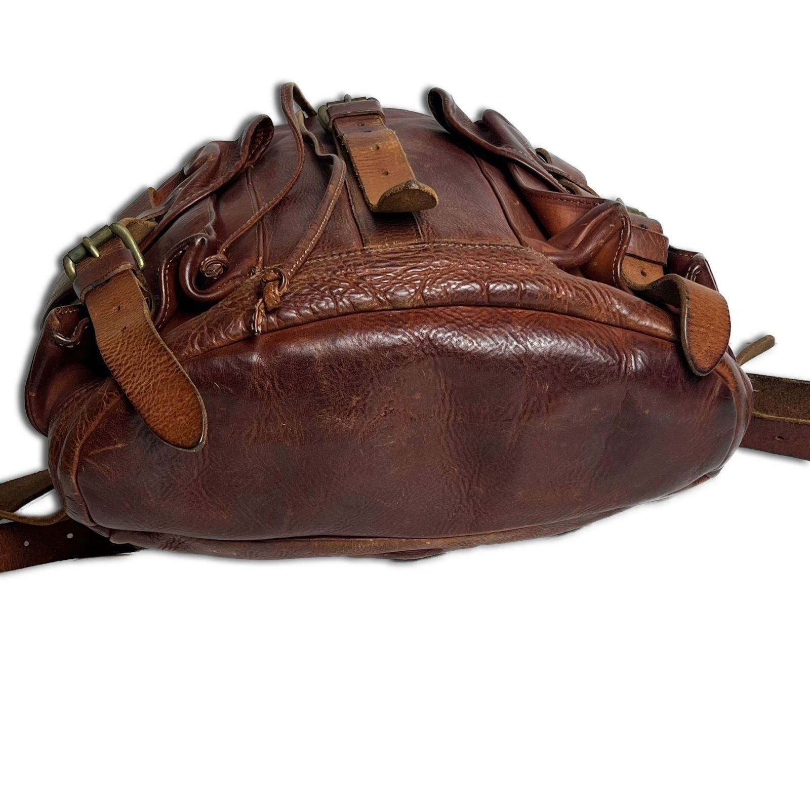 傑作】RRL Riley Leather Rucksack オールレザー イタリア製 ダブル 