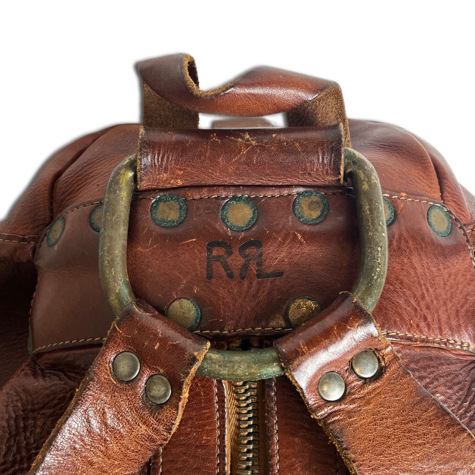 傑作】RRL Riley Leather Rucksack オールレザー イタリア製 ダブル 