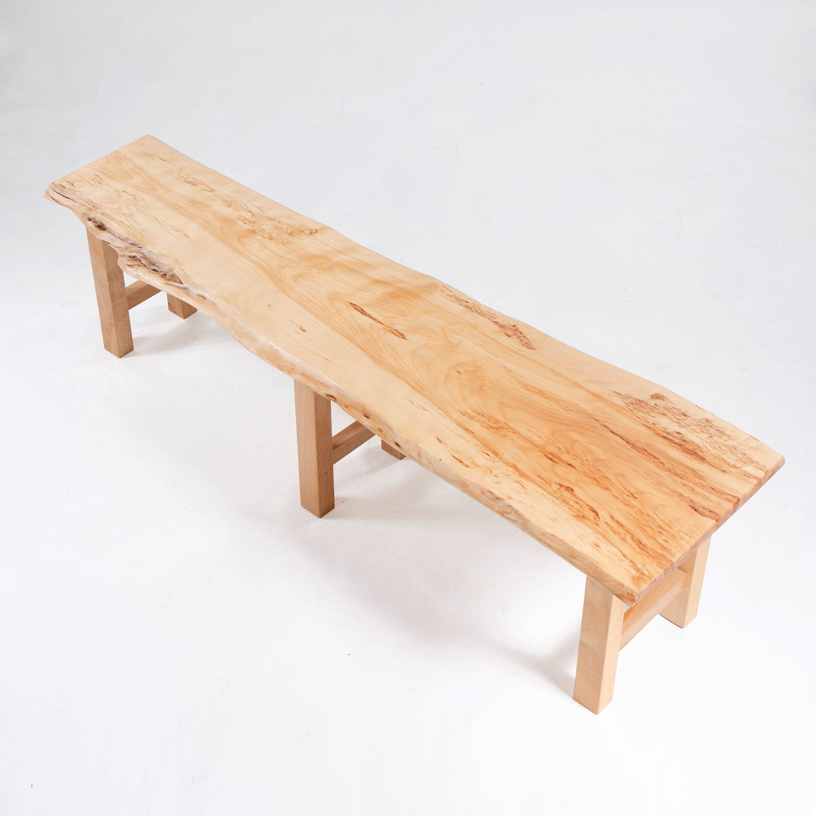 ダイニングベンチ 栃一枚板 耳付き 無垢材 天然木 幅161cm 厚さ3cm トチ 和モダン ジャパンディ ナチュラル ミニマル ローテーブル ローボード 無垢ベンチ 木製ベンチ 一点物 銘木 USED ダイニングベンチ 栃一枚板 耳付き 無垢材 天然木 幅161cm 厚さ3cm