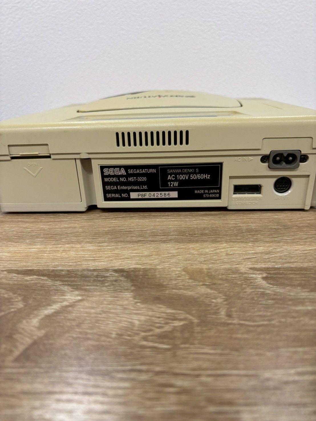 SEGA セガサターン 本体 HST-3220 箱付 パワーメモリー付 動作未確認 