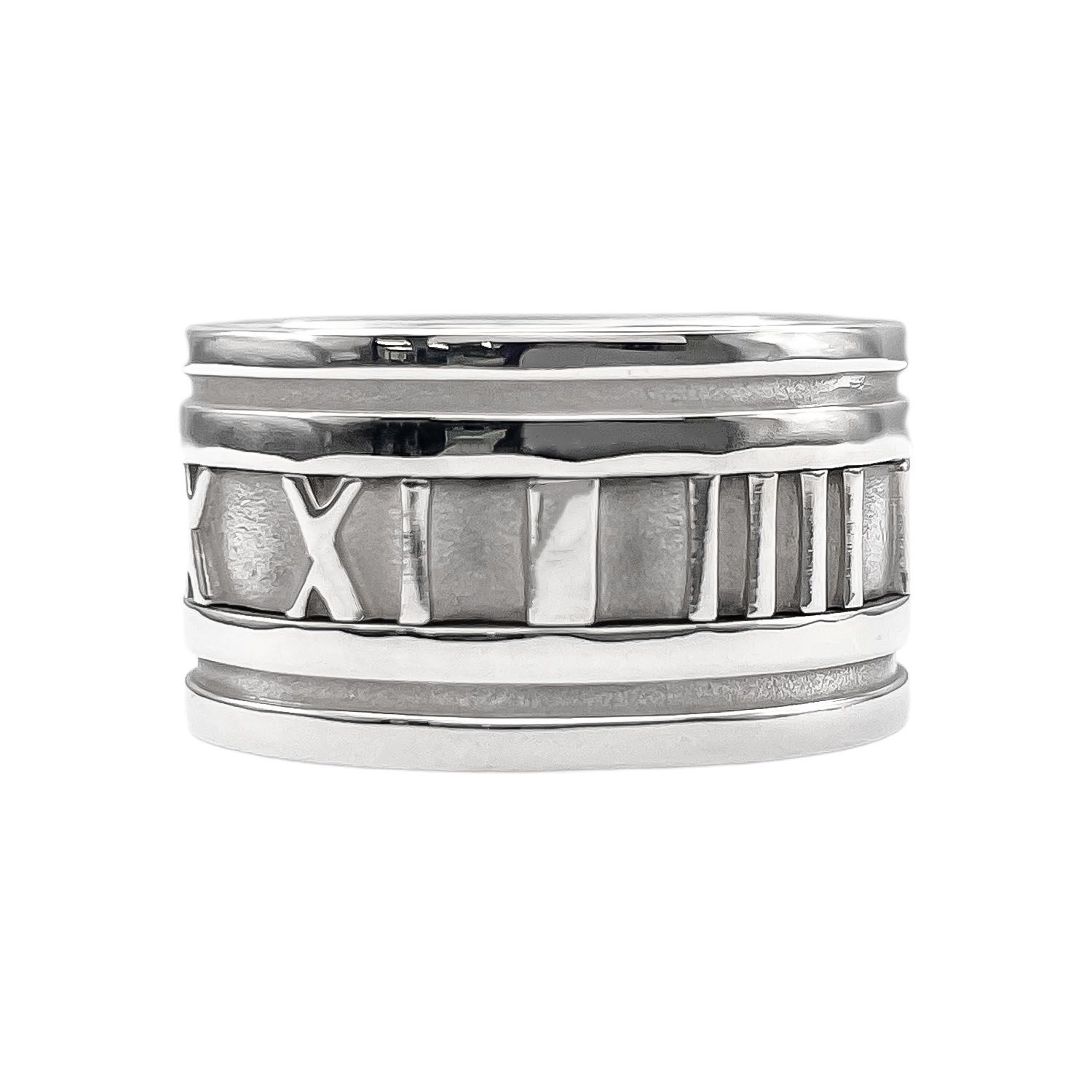 Tiffany&Co. ティファニー 17号 アトラス ワイド リング 指輪 SV925 