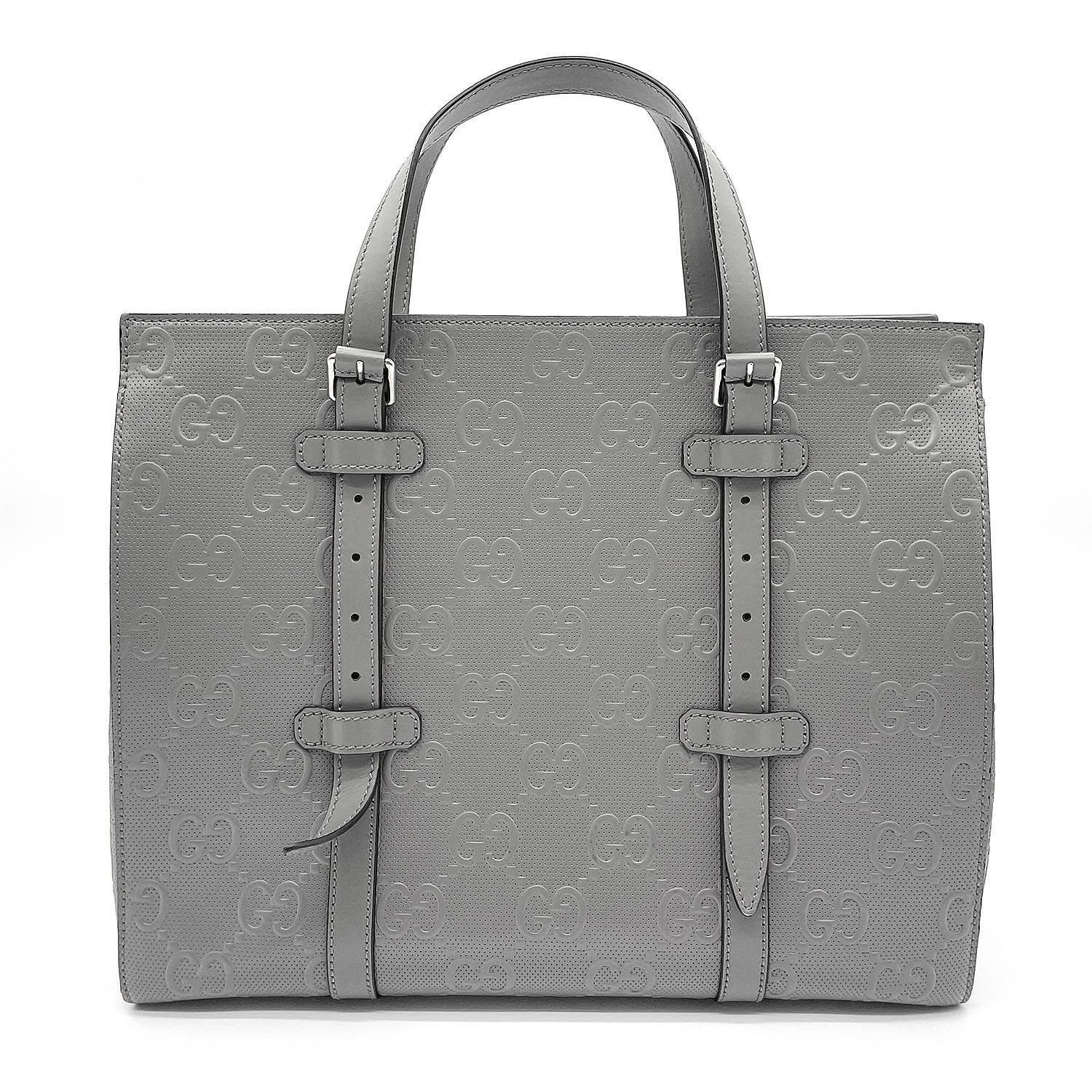 グッチ GUCCI GGエンボス トートバッグ 625774 パンチング レザー 