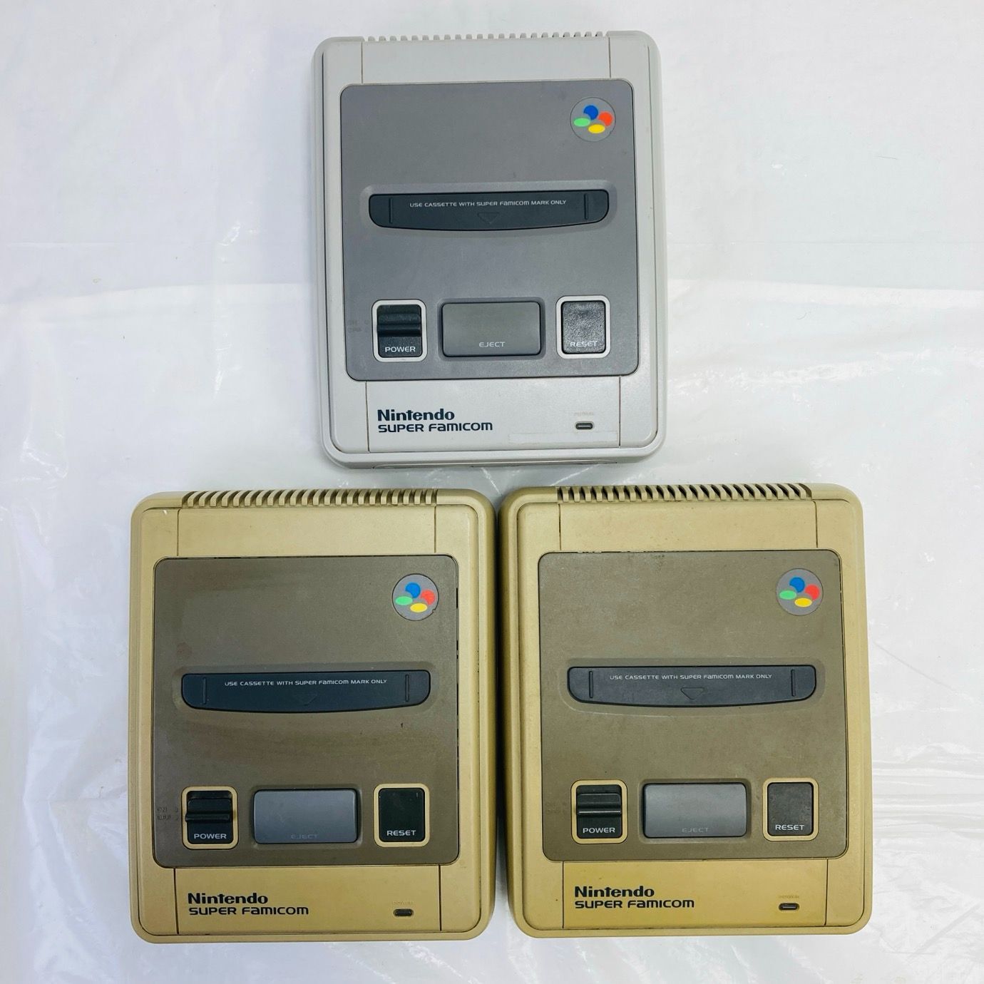 後期型 Nintendo 任天堂 SFC スーパーファミコン 本体のみ 3個セット 