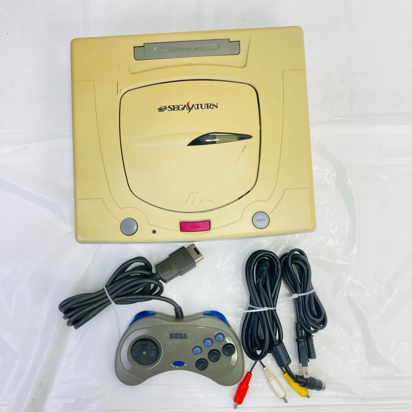 SEGA SS セガサターン 本体 コントローラ 一式セット SEGASATURN 動作 