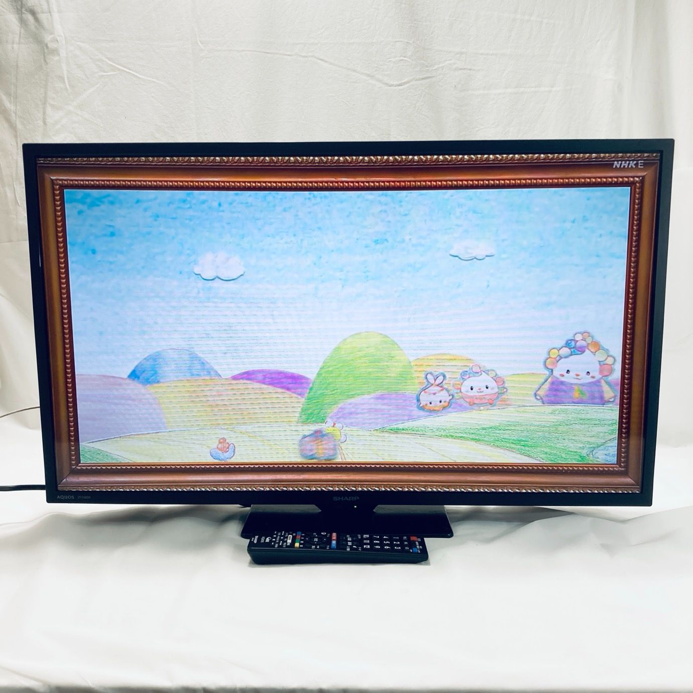 SHARP 32V型 液晶 テレビ AQUOS 2T-C32DE ハイビジョン 外付けHDD裏 