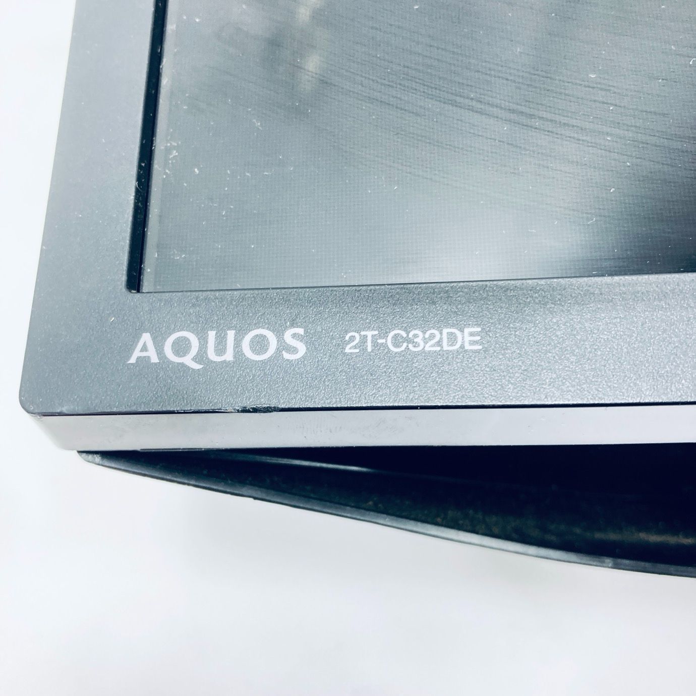 SHARP 32V型 液晶 テレビ AQUOS 2T-C32DE ハイビジョン 外付けHDD裏 