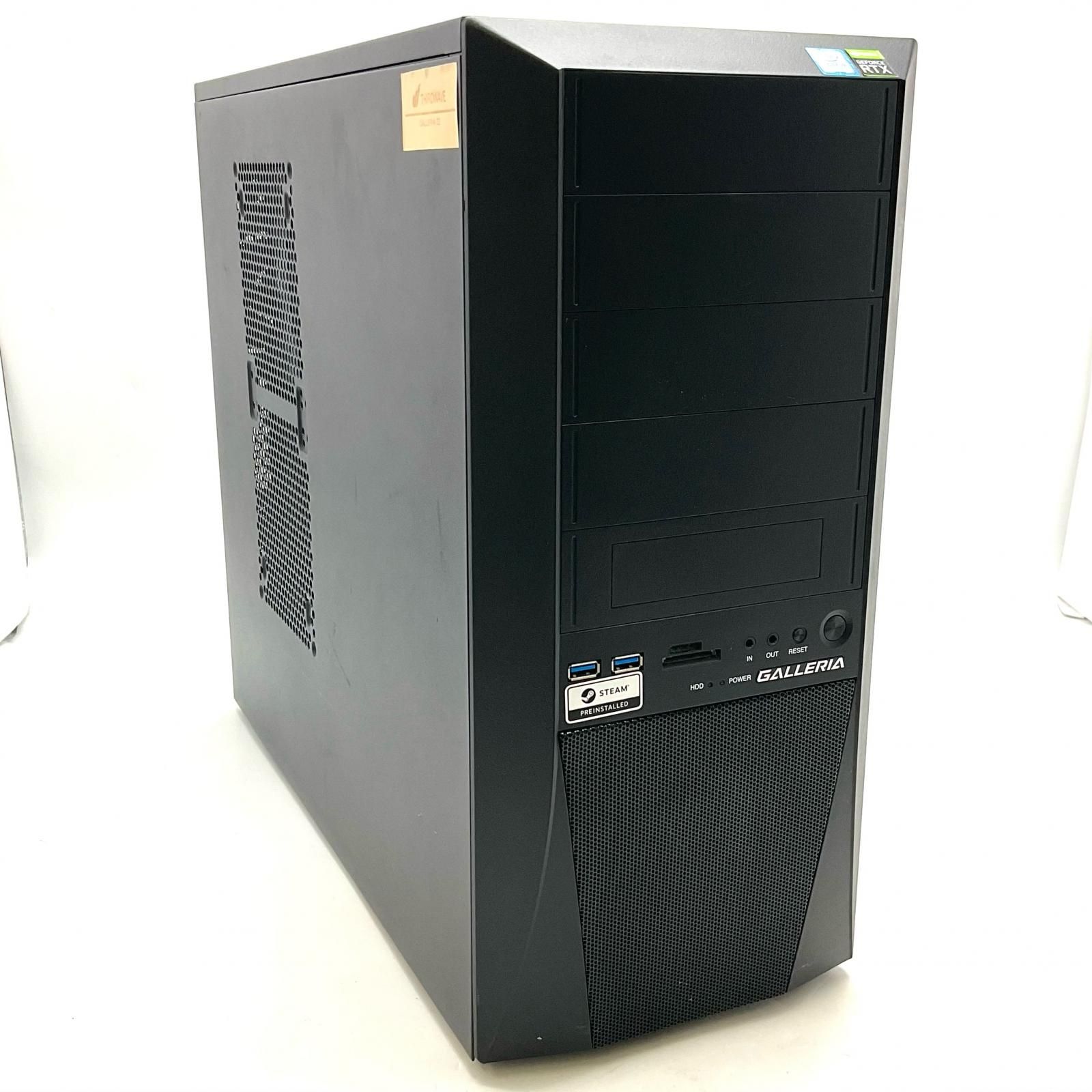 全額返金保証】【最速発送】ドスパラ GALLERIA ZZ i9-9900KF CPU 