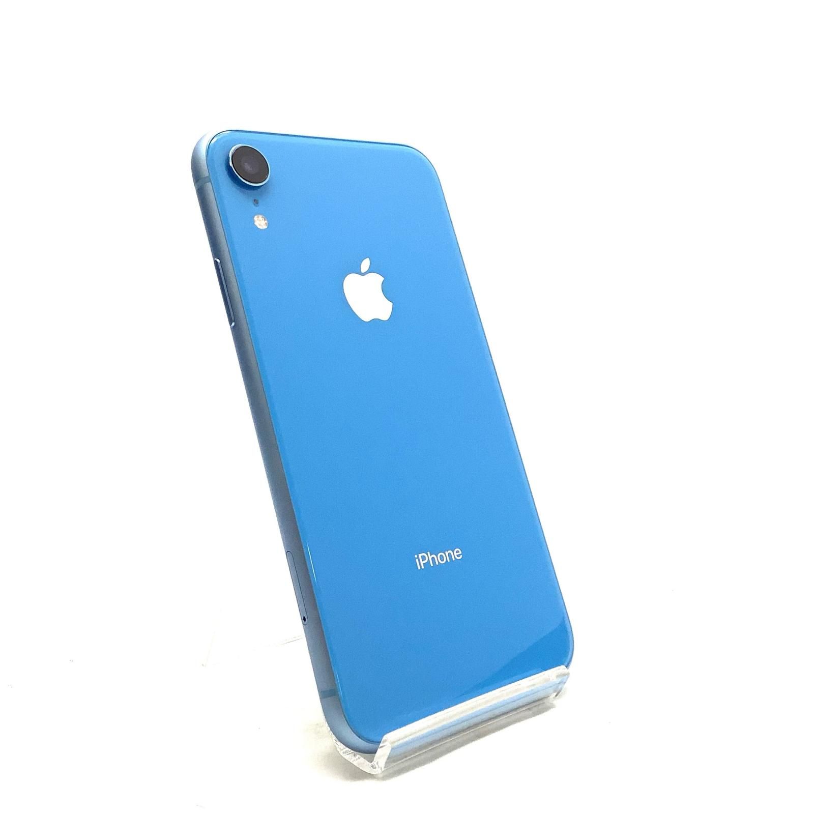 iPhone XR 64GB ブルー SIMフリー 美品 87% - メルカリ