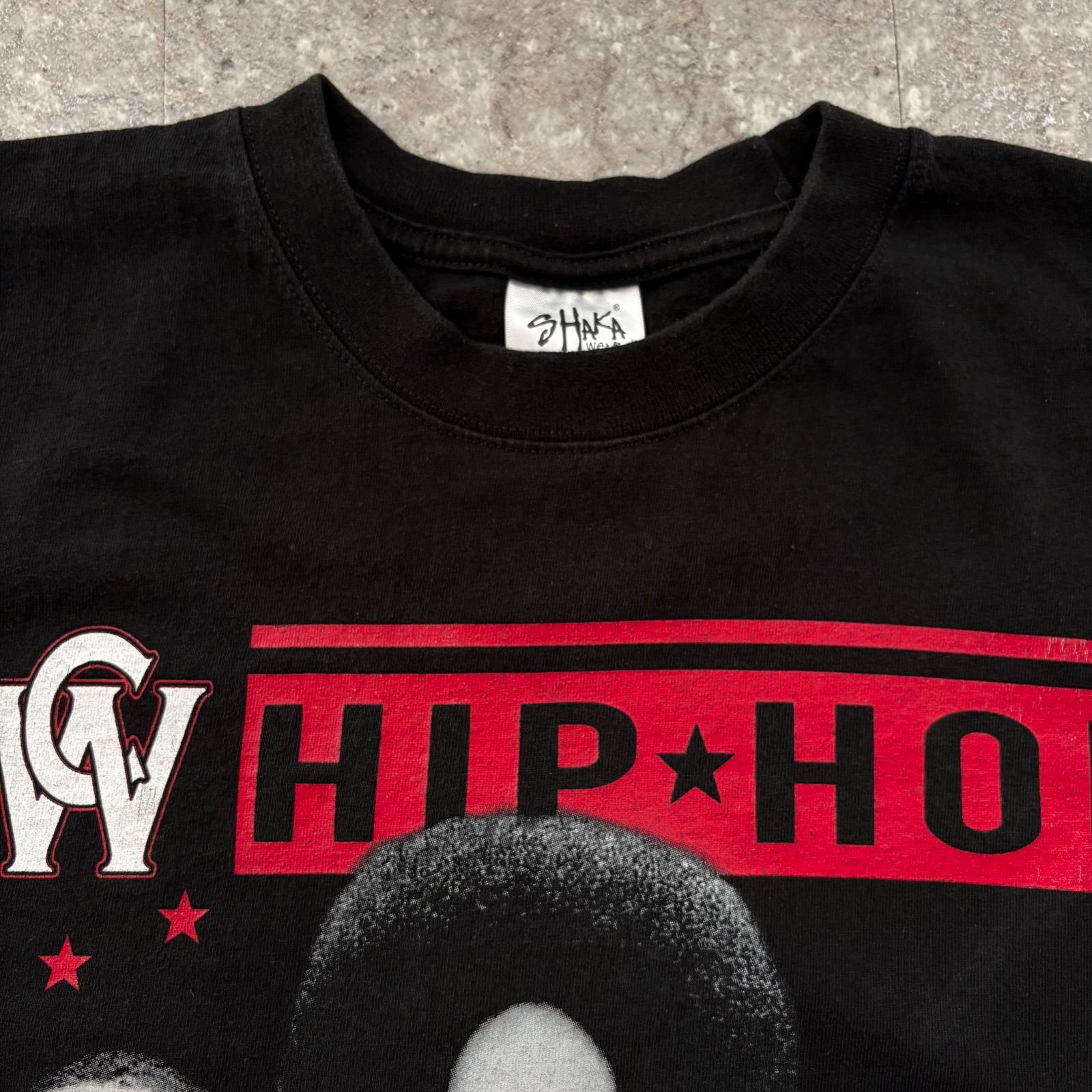 HIPHOP レジェンド Tシャツ 厚手 黒 ブラック SHAKA WEAR シャカウェア 