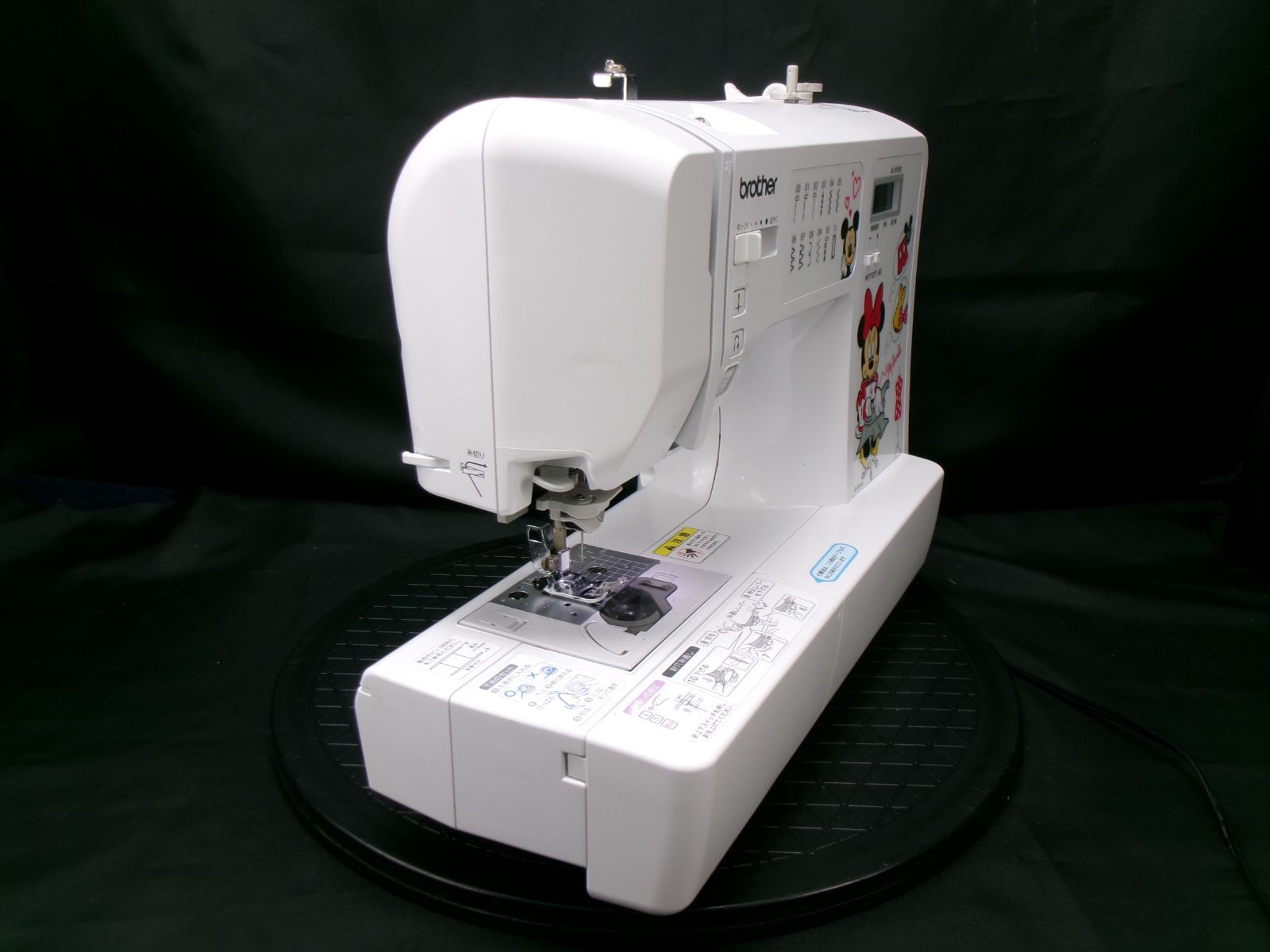 ミッキー&ミニー☆ブラザーコンピュータミシン M1107-S1 CPV72 ☆美品 