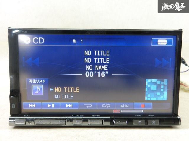 保証付】ALPINE アルパイン VIE-X08 HDDナビ カーナビ ナビ フルセグ 