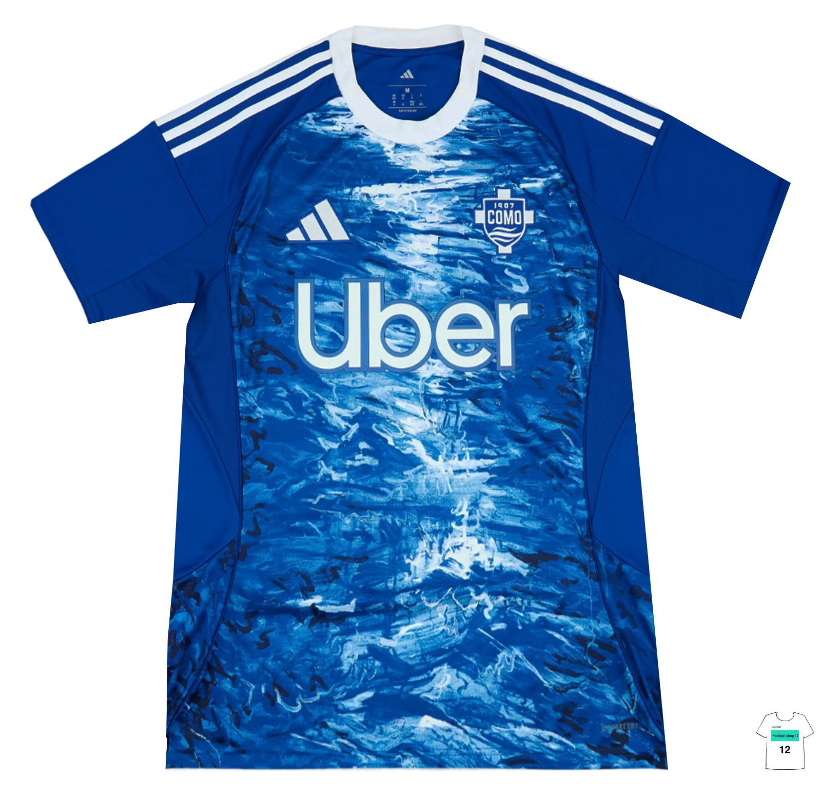 Adidas 25/26 コモ ホームユニフォーム ニコパス 10公式マーキング付き