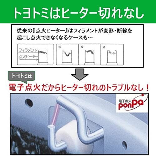 トヨトミ 反射型ストーブ (木造6畳まで/コンクリート8畳まで) 日本製 