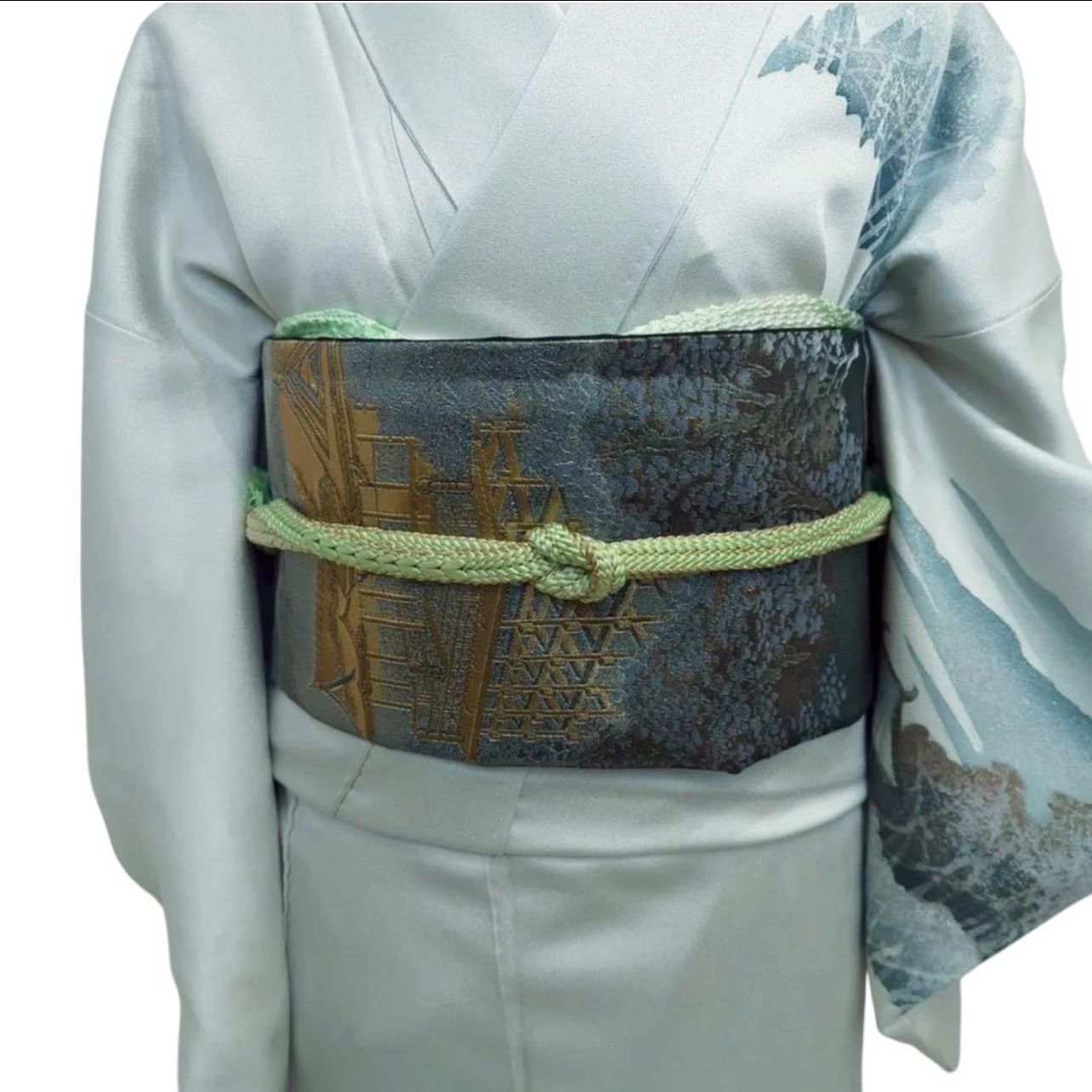 未使用近い 美品 【正絹】訪問着 フルセット 4点 フォーマル 上質 薄雲