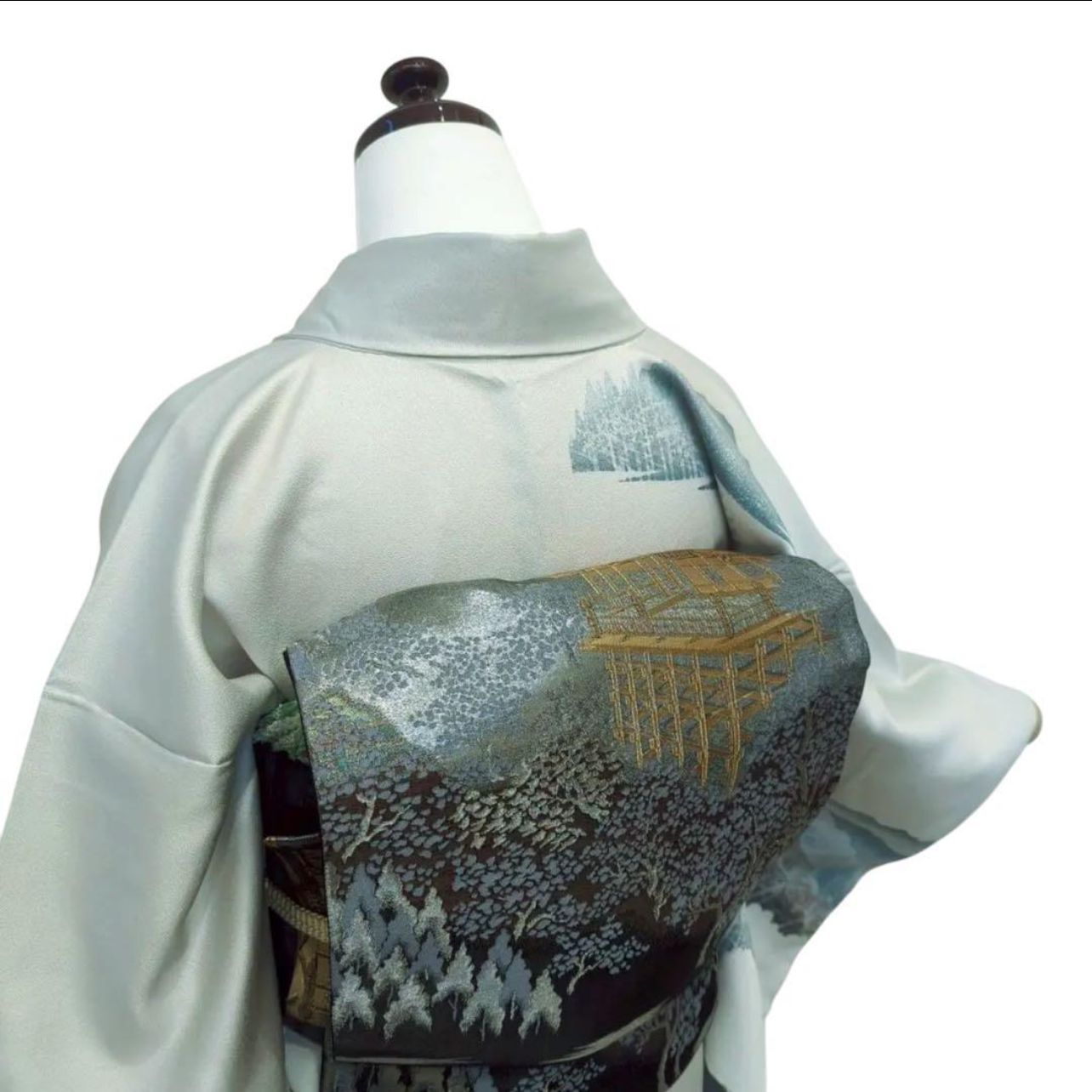 未使用近い 美品 【正絹】訪問着 フルセット 4点 フォーマル 上質 薄雲