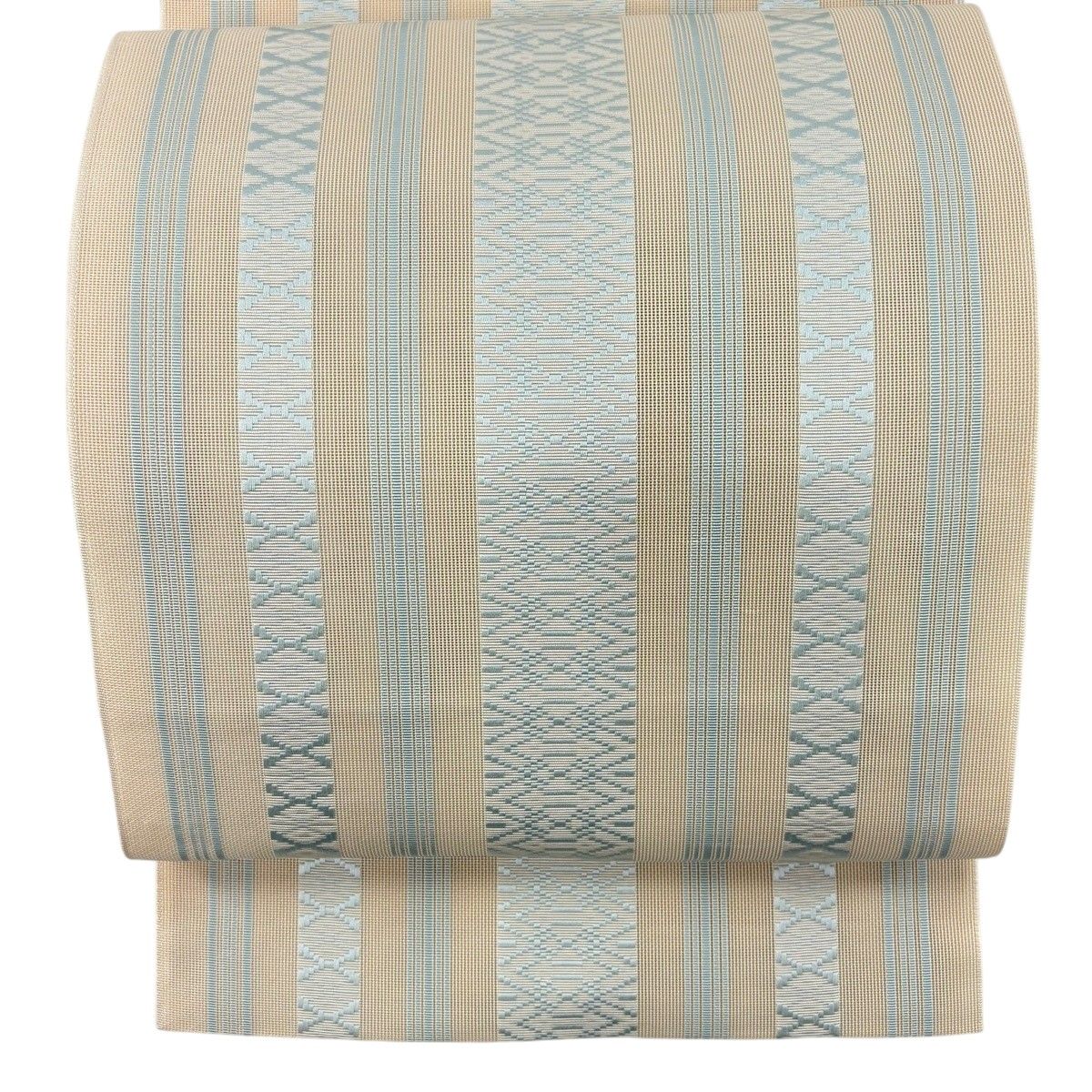 美品】 名古屋帯 秀品 夏帯 紗 八寸名古屋帯 松葉仕立て トンネル