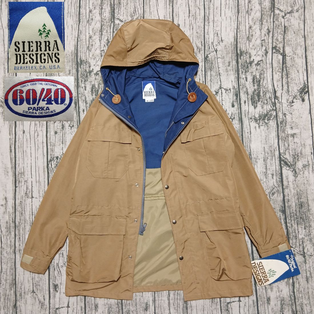 size M】タグ付き デッドストック 90s 3本杉 シエラデザインズ 