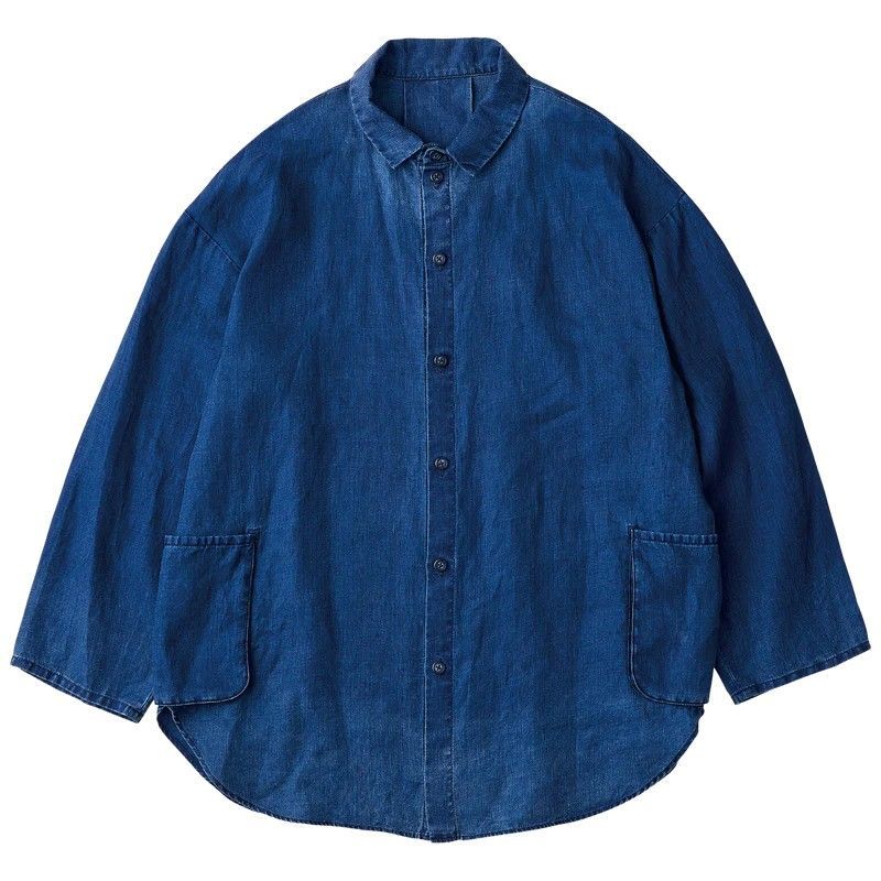 PORTER CLASSIC ポータークラシック INDIGO LINEN SHIRT JACKET