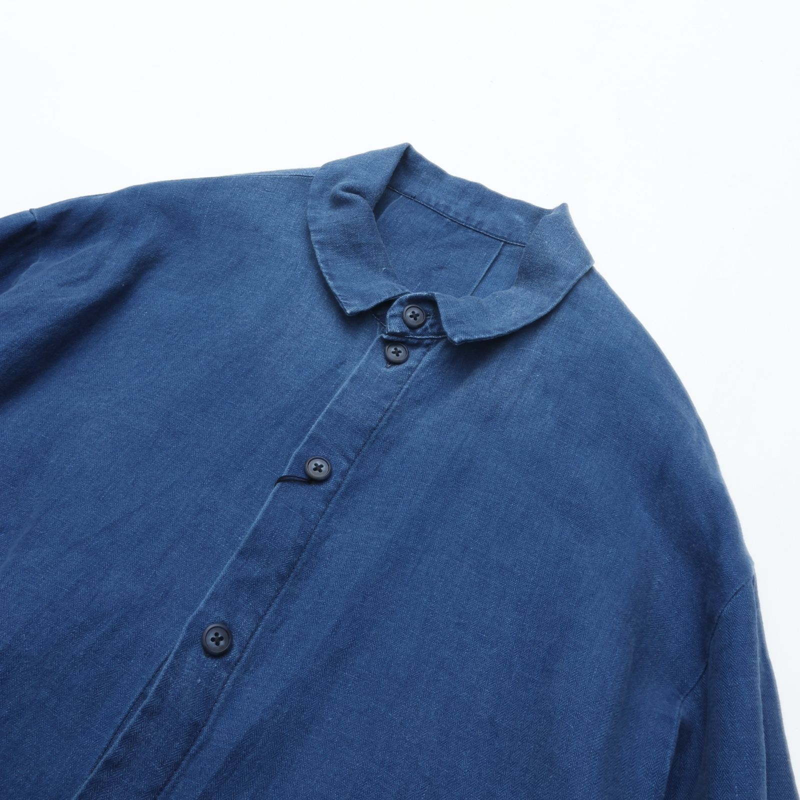 PORTER CLASSIC ポータークラシック INDIGO LINEN SHIRT JACKET