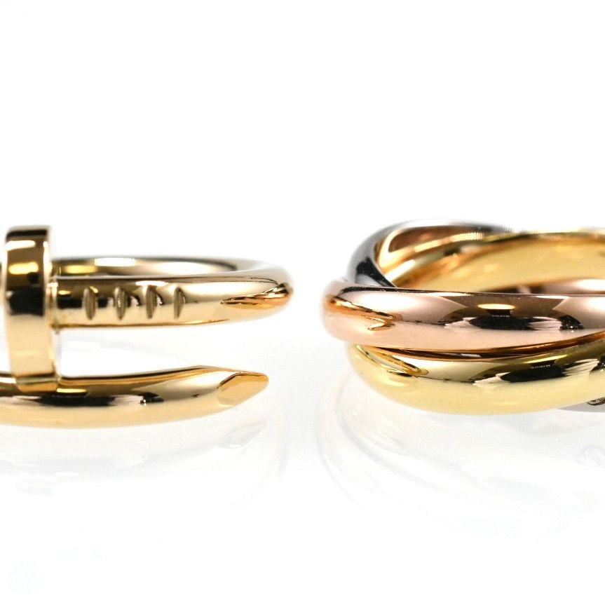 Cartier ジュストアンクル クラシック リング MM K18YG イエロー