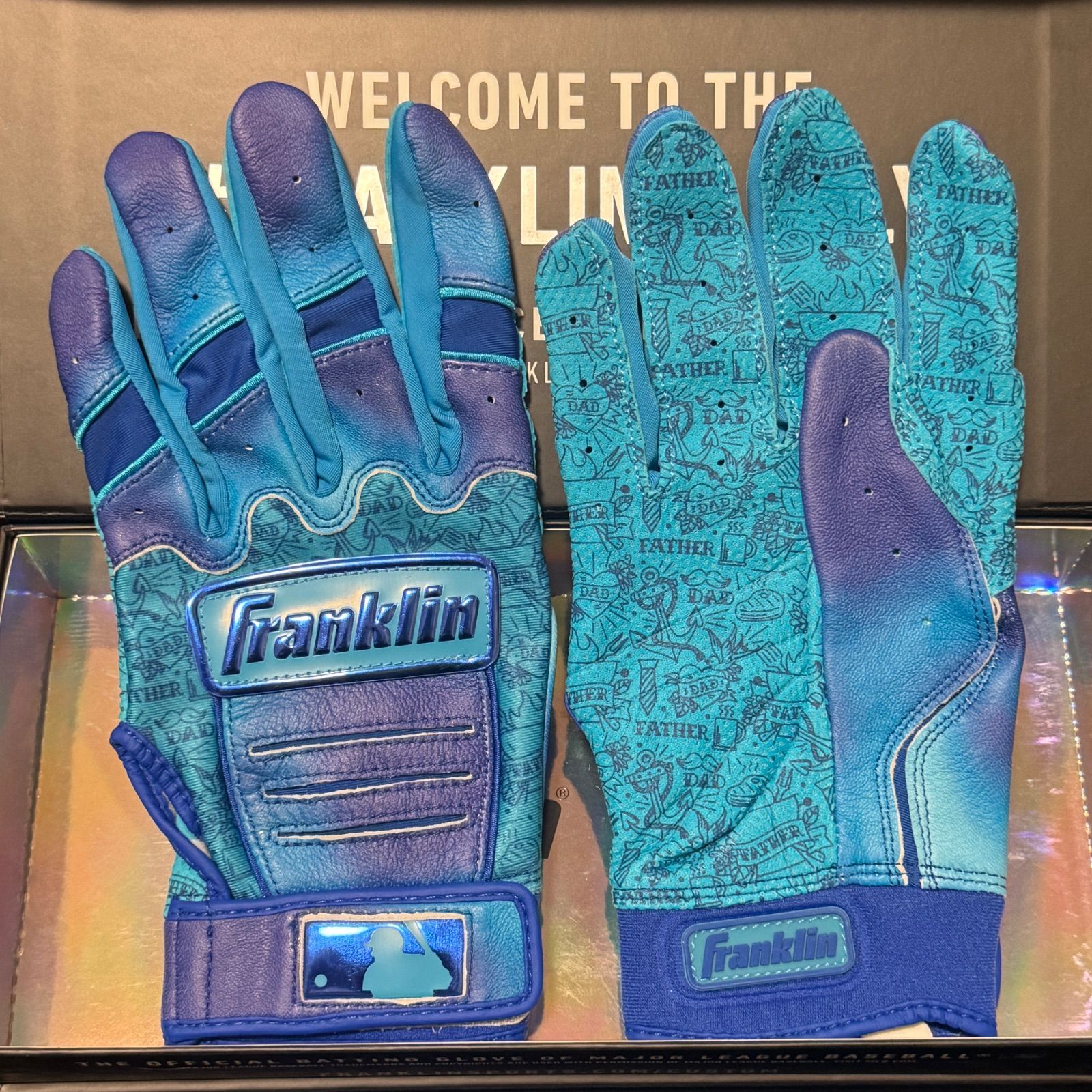 Franklin CFX Pro ブルー 父の日 Sサイズ バッティンググローブ - メルカリ