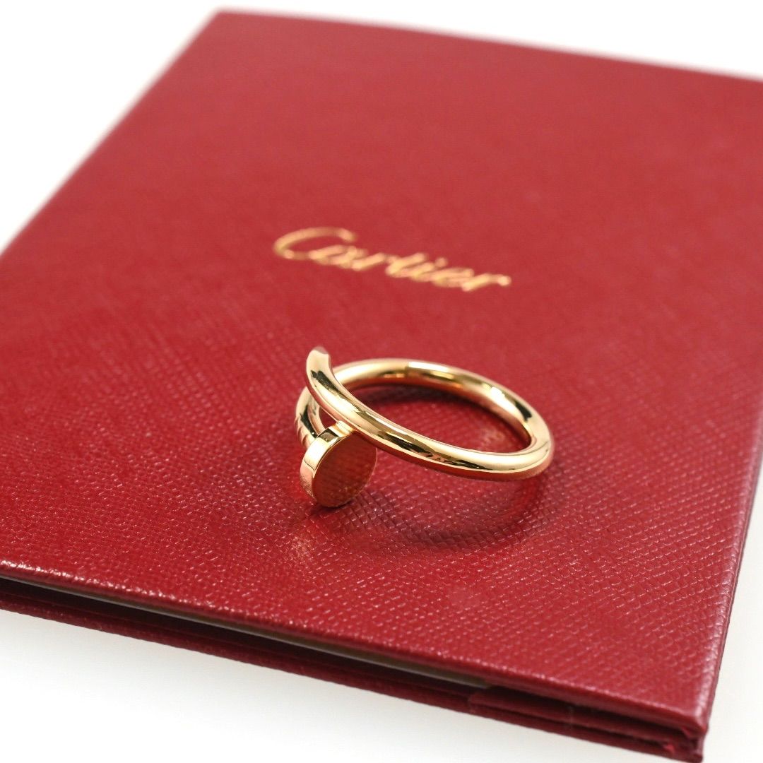カルティエ ジュスト アン クル リング YG クラシックモデル58 Cartier ジュストアンクル クラシック リング MM K18YG イエロー