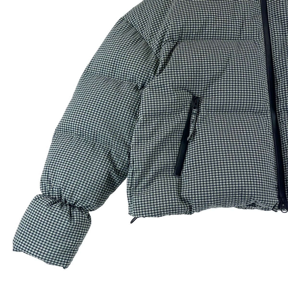 【TODAYFUL】Check Down Jacket サイズ36 ミント TODAYFUL】Check Down Jacket サイズ36 ミント TODAYFUL/トゥデイフル