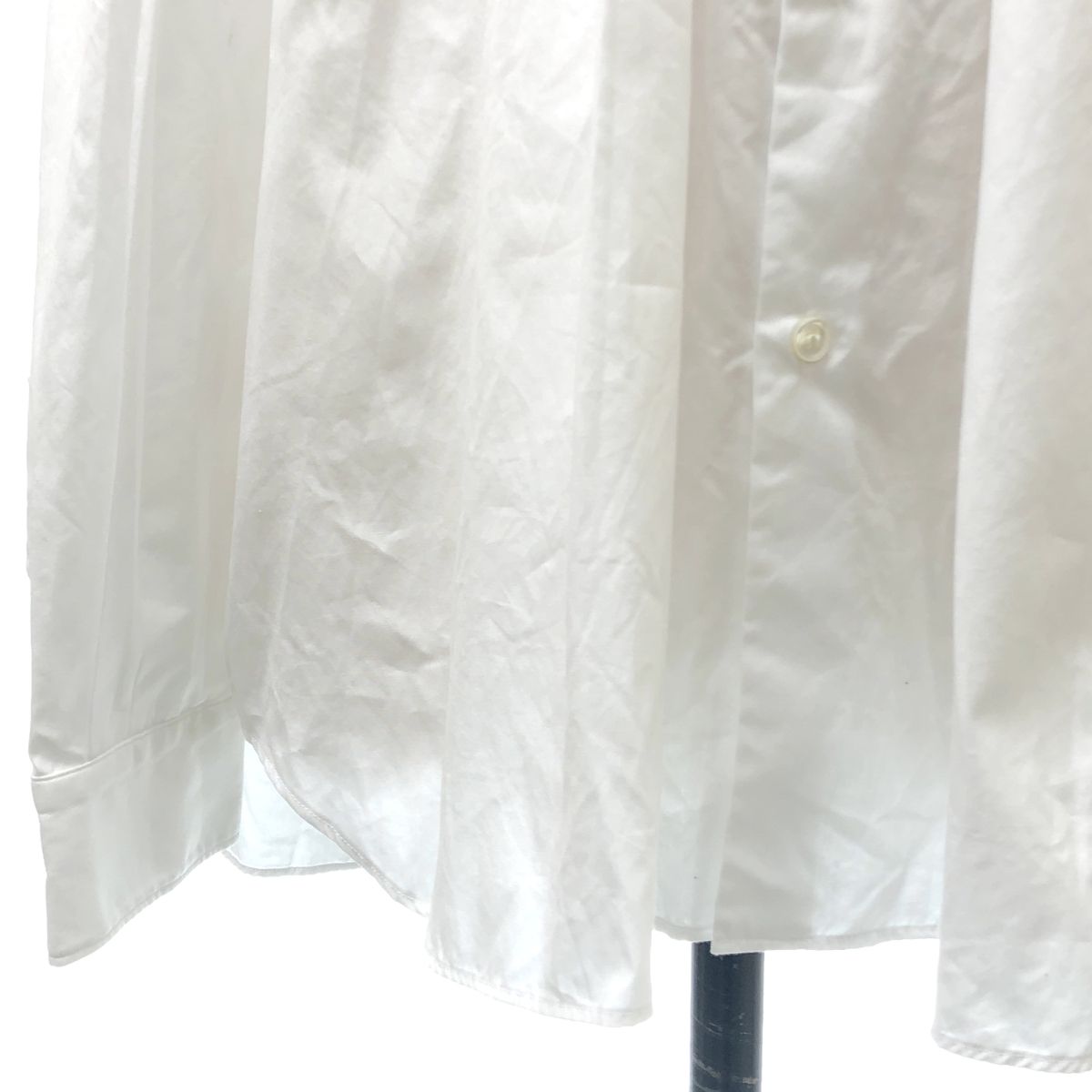 COMME des GARCONS COMME des GARCONS / コムコム | 2023SS | 綿ブロード 襟ラッフルギャザー ブラウス シャツ | S | ホワイト | レディース COMME des GARCONS COMME des GARCONS / コムコム | 2023SS | 綿