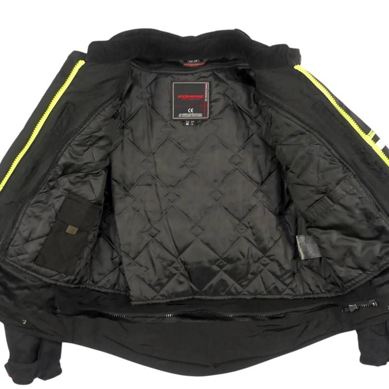 KOMINE コミネ レーシングジャケット L ライダース ライナー付き 黒