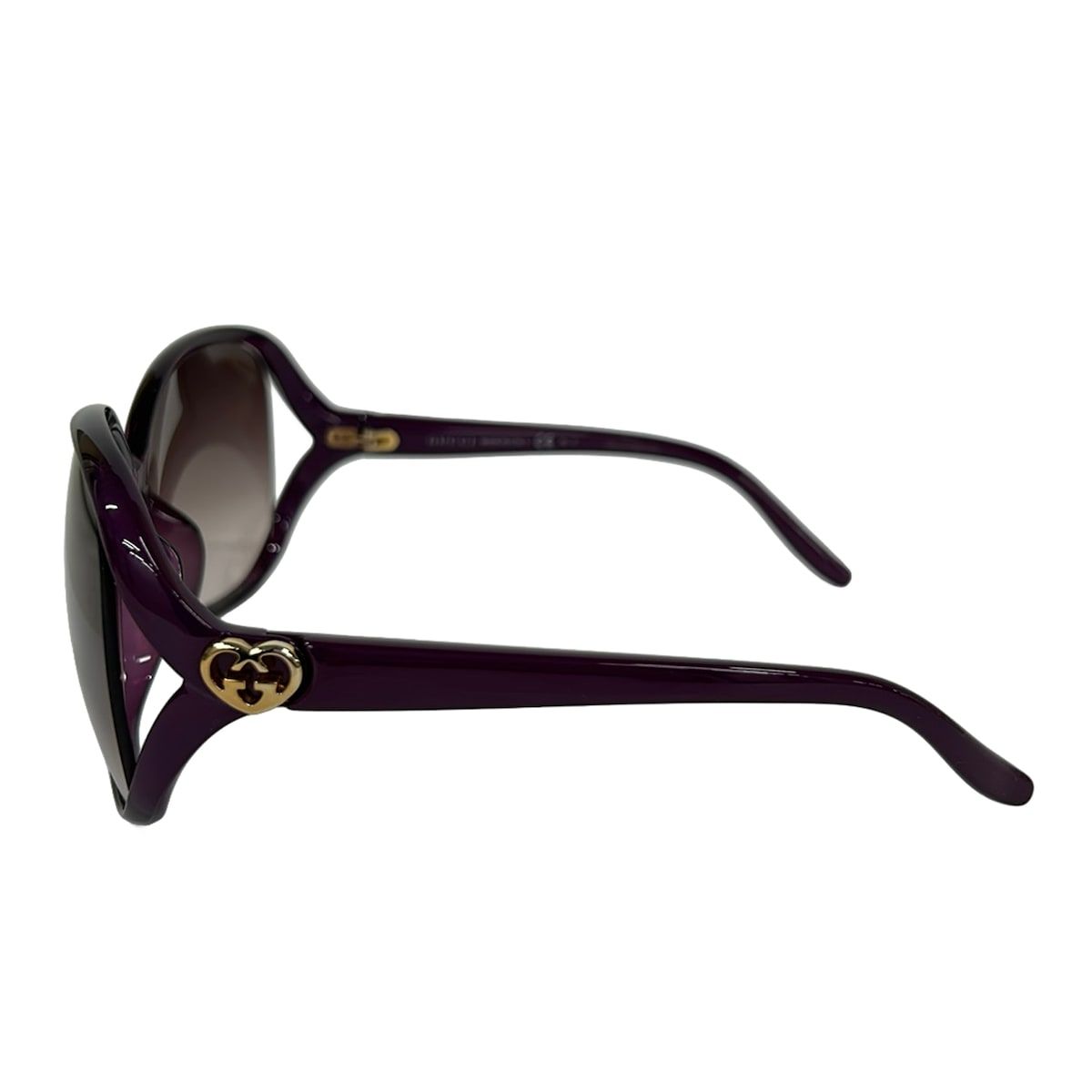 GUCCI(グッチ) サングラス - GG3525 黒×パープル×ゴールド ラブリー GUCCI(グッチ) サングラス - GG3525 黒×パープル×ゴールド ラブリー