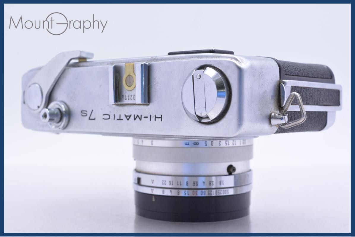 美品 ミノルタ HI-MATIC 7s 明るい45mm F1.8 革ケース付 ミノルタ MINOLTA HI-MATIC 7s 45mm F1.8 同梱無料 #am5756 - メルカリ