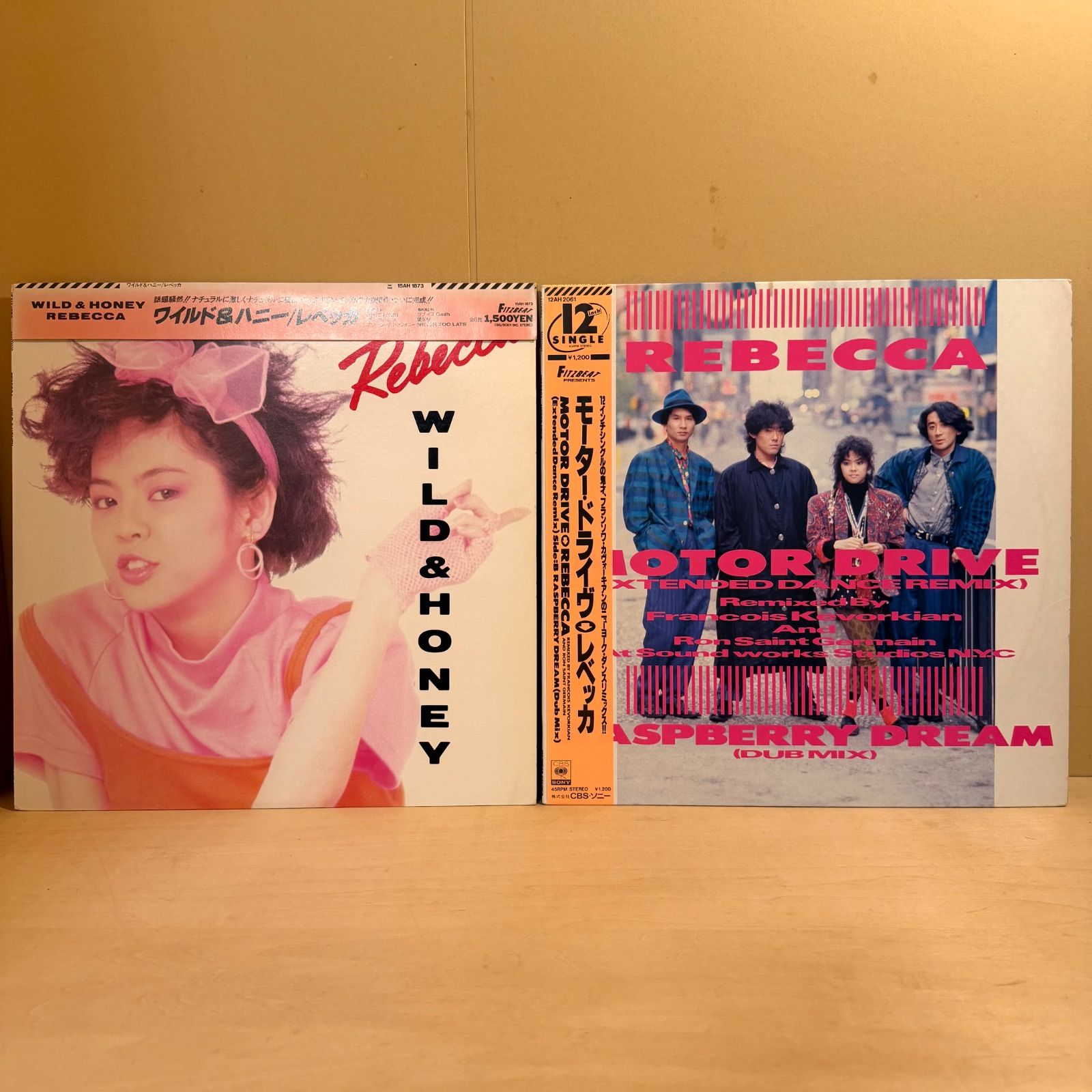 試聴確認済】レベッカ 12インチシングル 2枚セット ☆中古レコード 