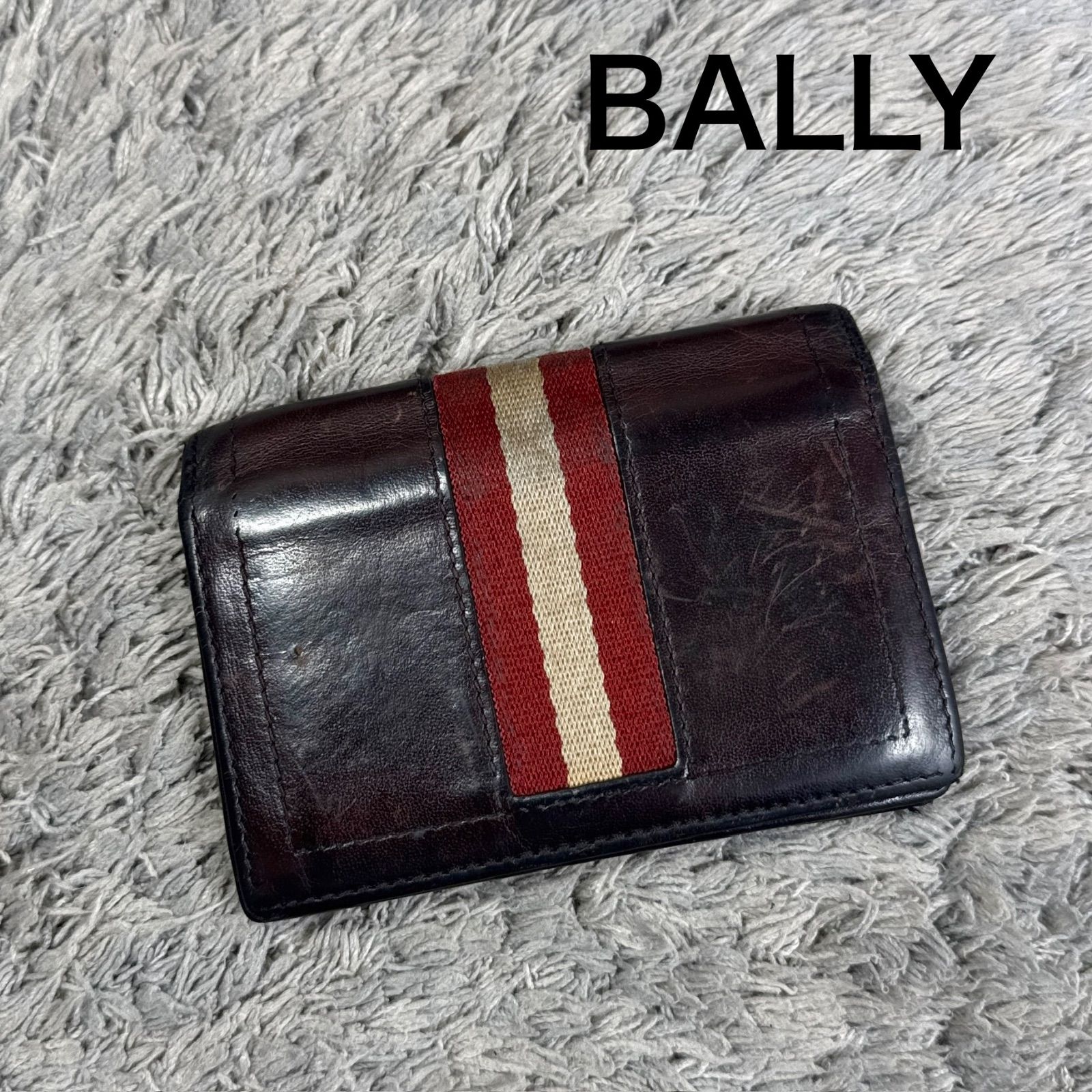 BALLY バリー レザー フロントライン カードケース 名刺入れ - メルカリ