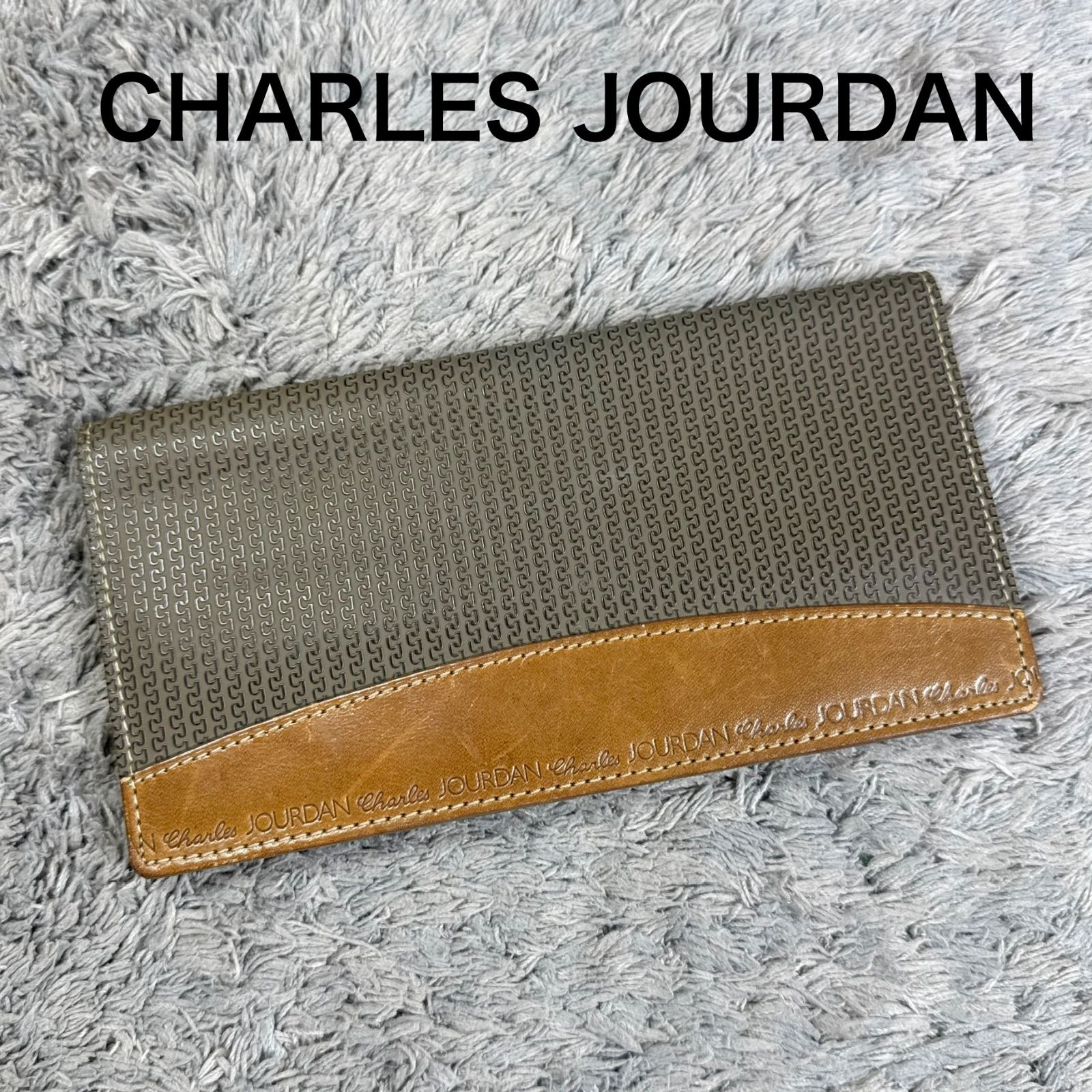 CHARLES JOURDAN シャルルジョルダン レザー 長財布 - メルカリ